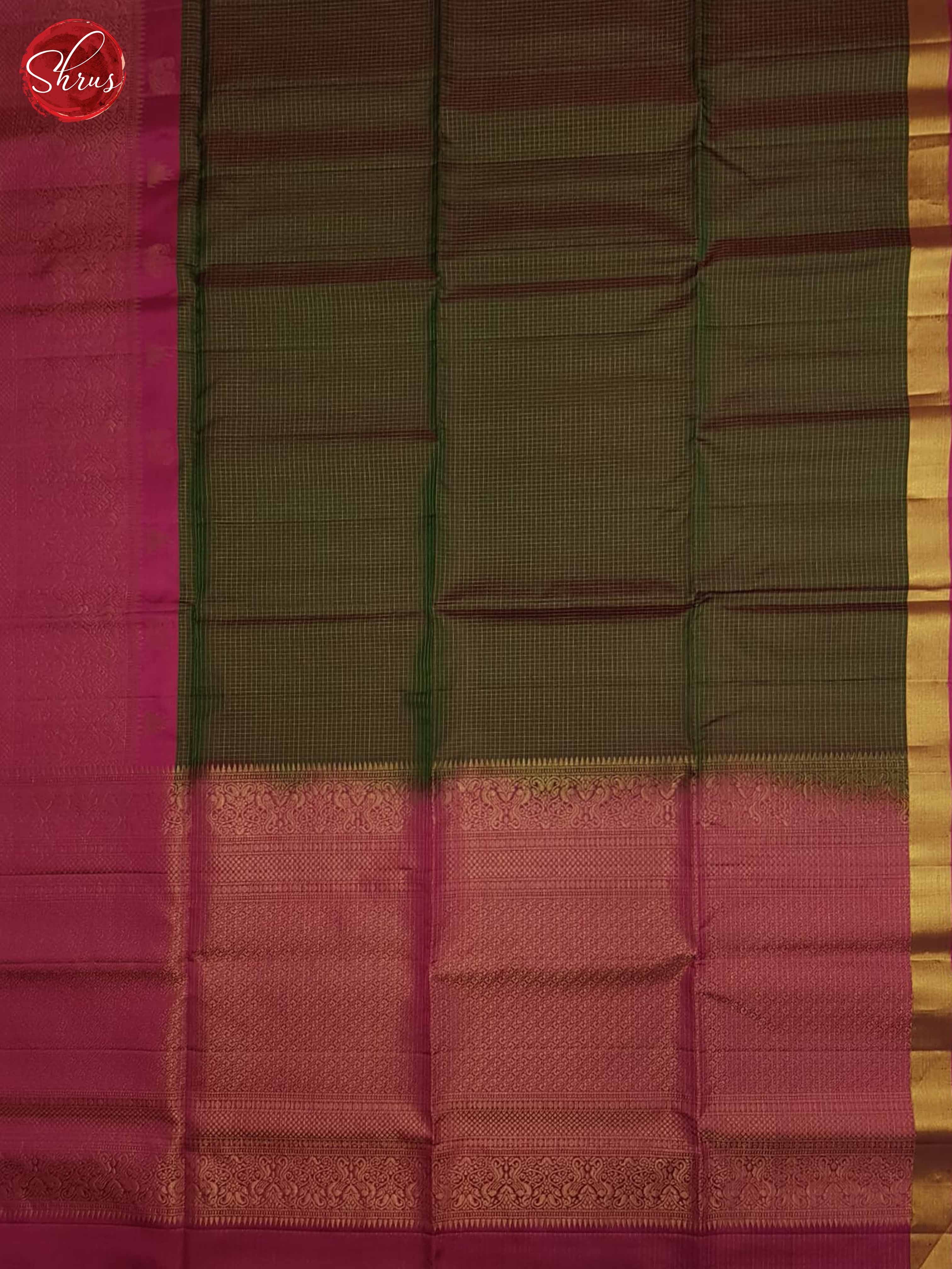 Green and pink- Soft Silk Saree - Shop on ShrusEternity.com