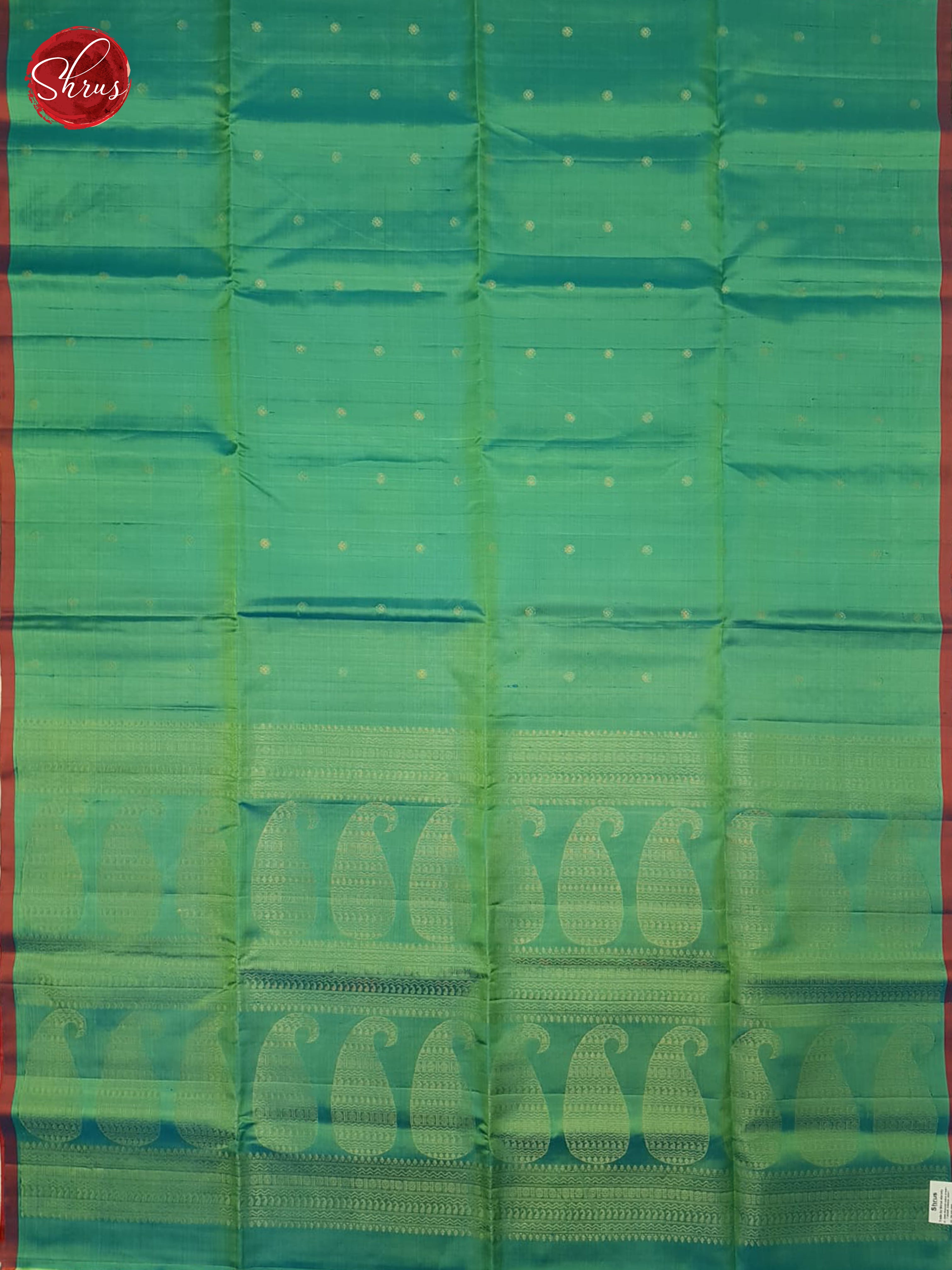 Green And Pink- Soft silk saree - Shop on ShrusEternity.com