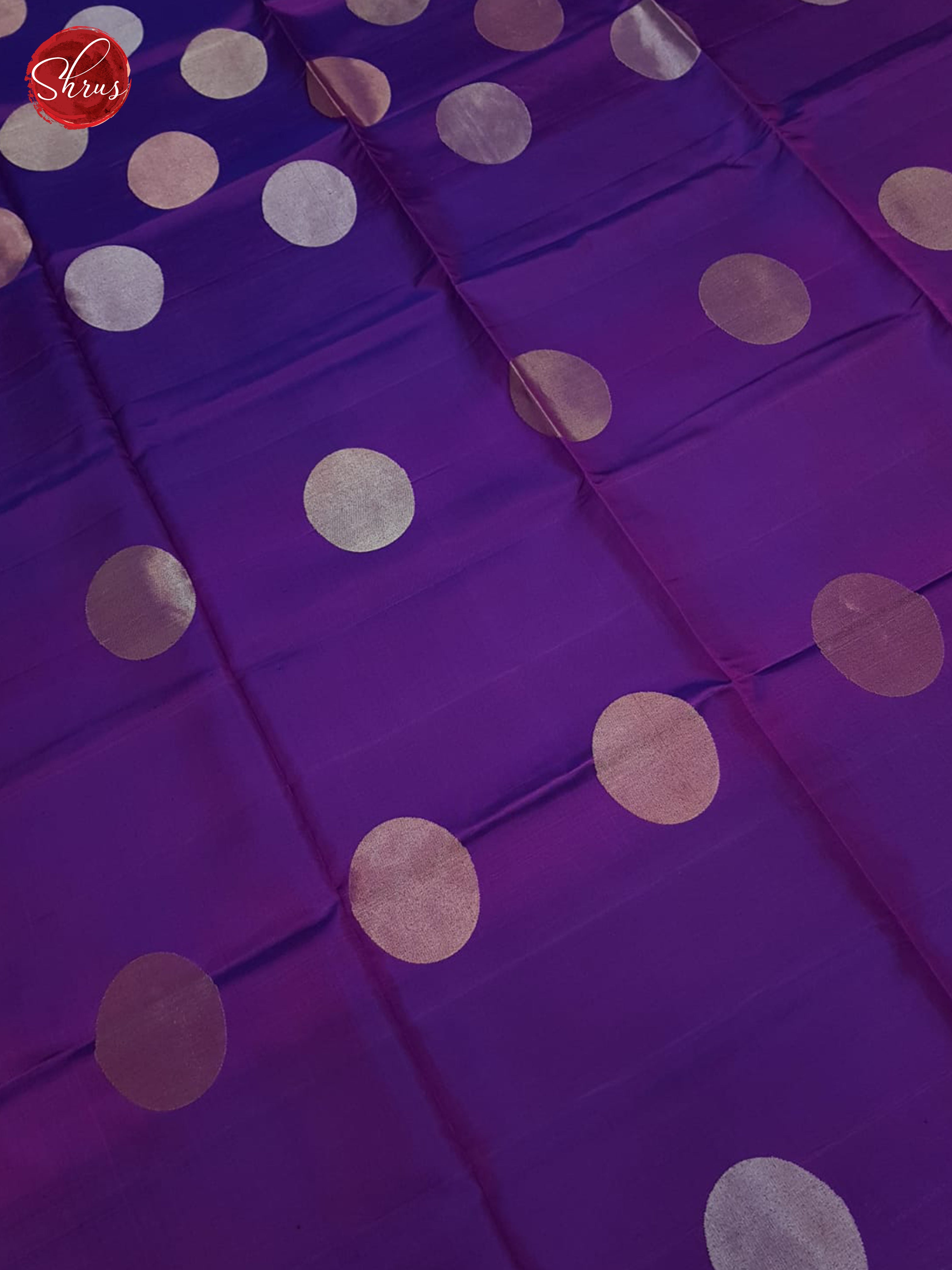 Purple(single tone)- Soft Silk Saree - Shop on ShrusEternity.com