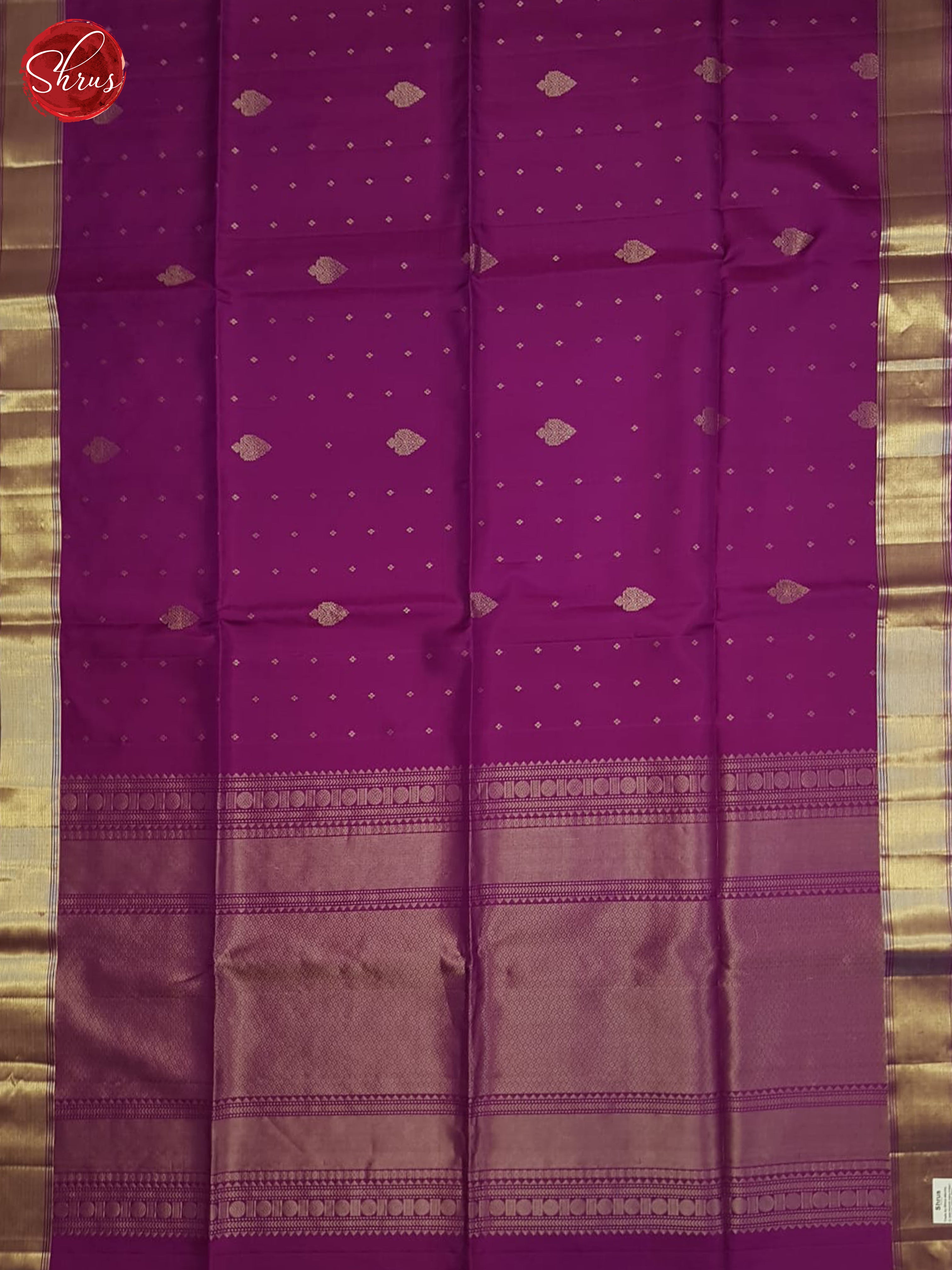 Majenta(single tone)- Soft Silk Saree - Shop on ShrusEternity.com