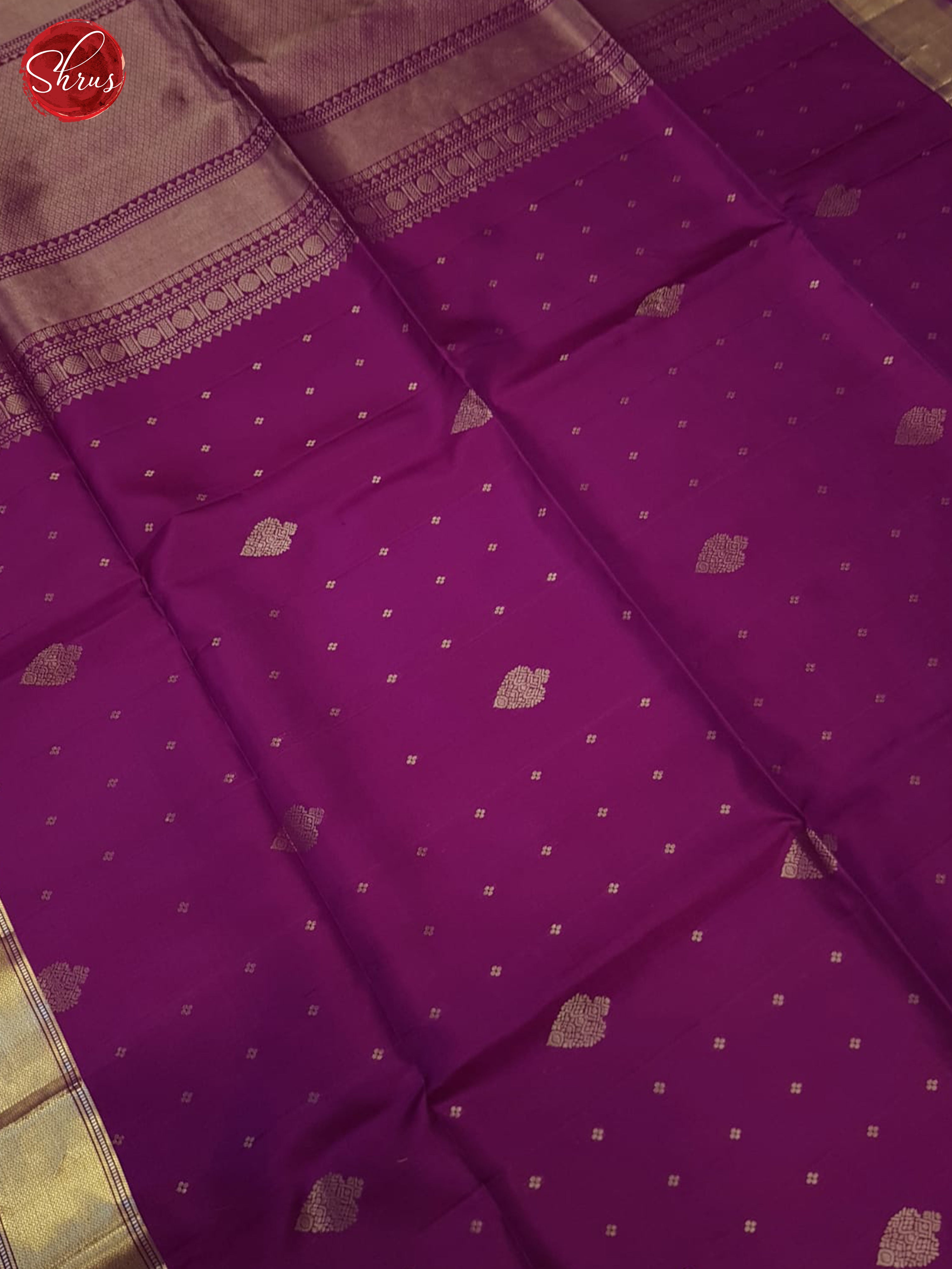 Majenta(single tone)- Soft Silk Saree - Shop on ShrusEternity.com