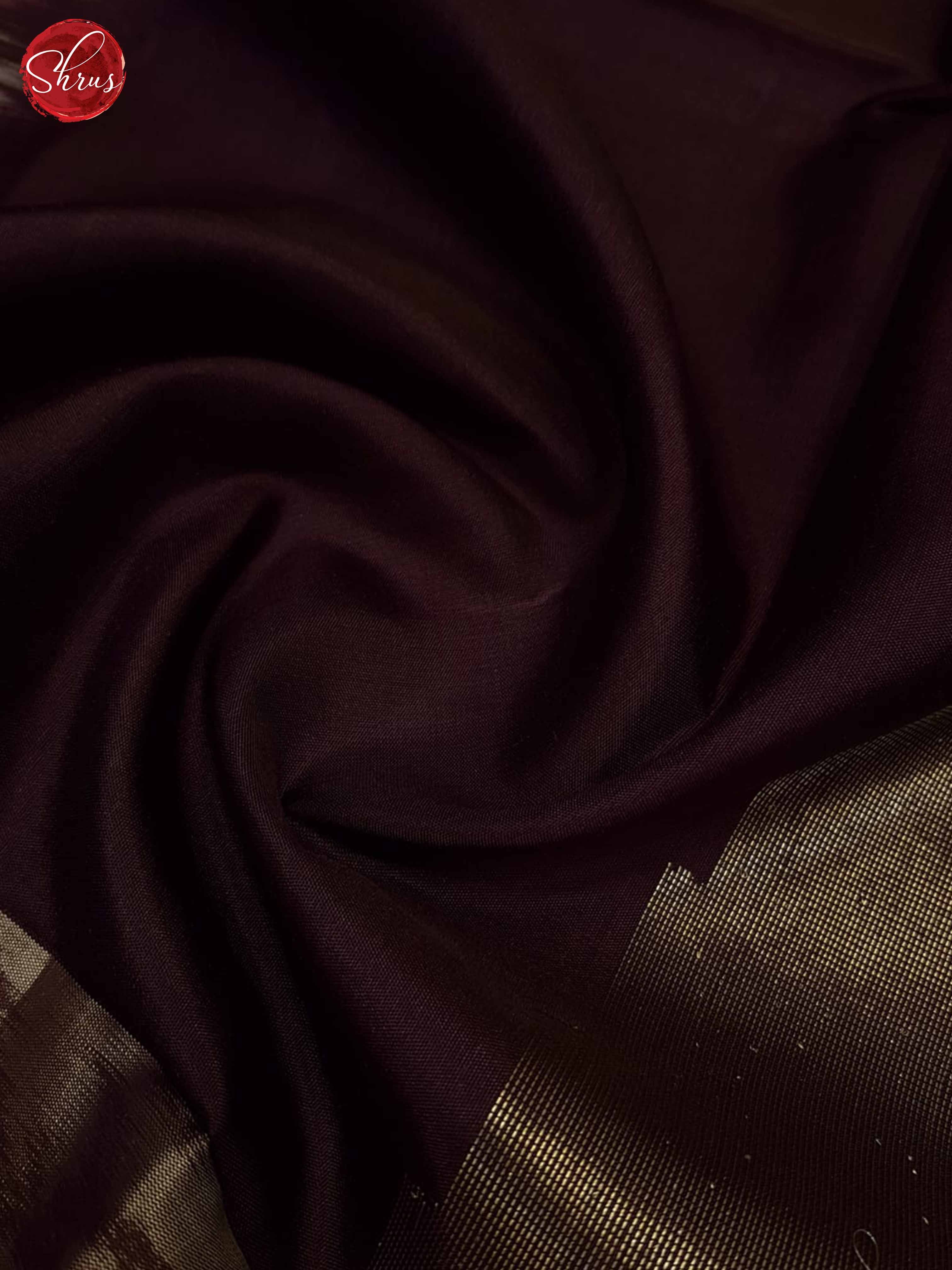 Deep wine(Single tone)- Soft Silk Saree - Shop on ShrusEternity.com