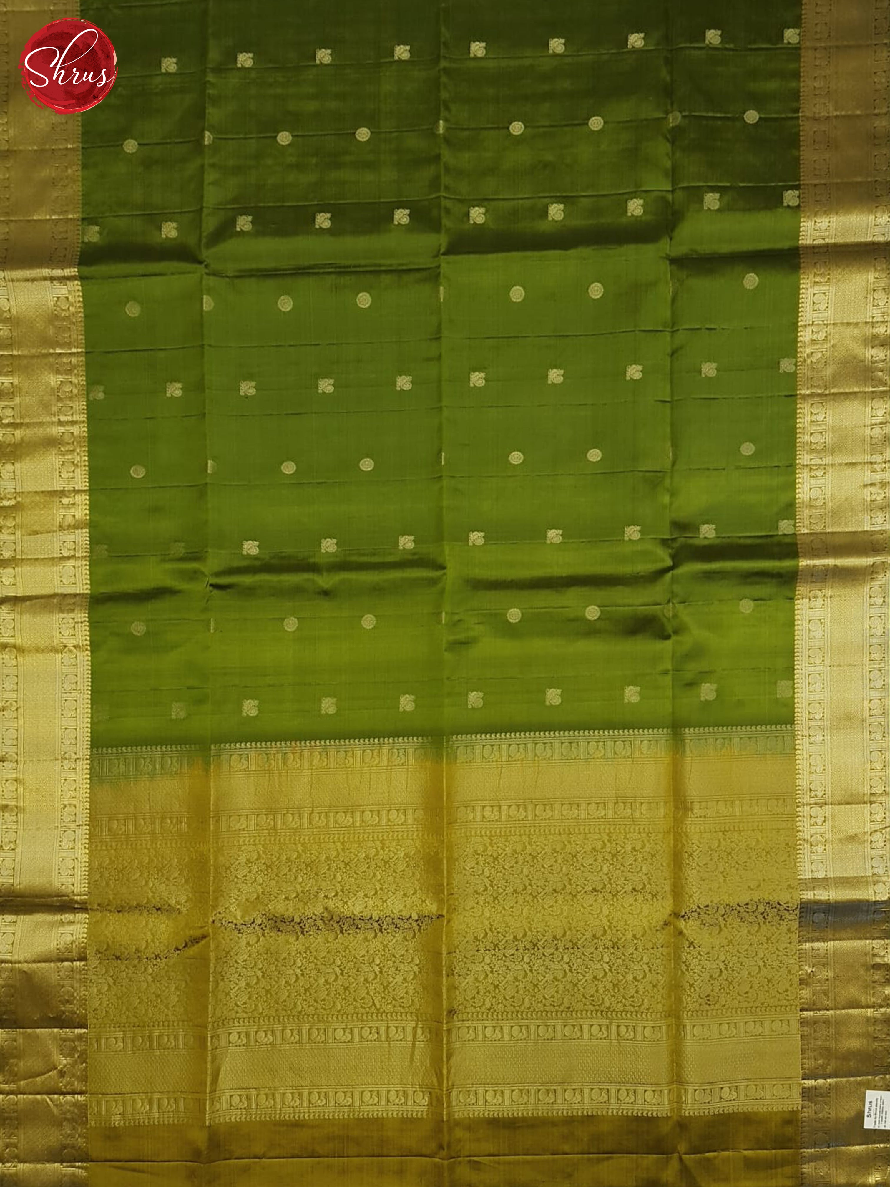 Green(single tone)- Soft silk saree - Shop on ShrusEternity.com