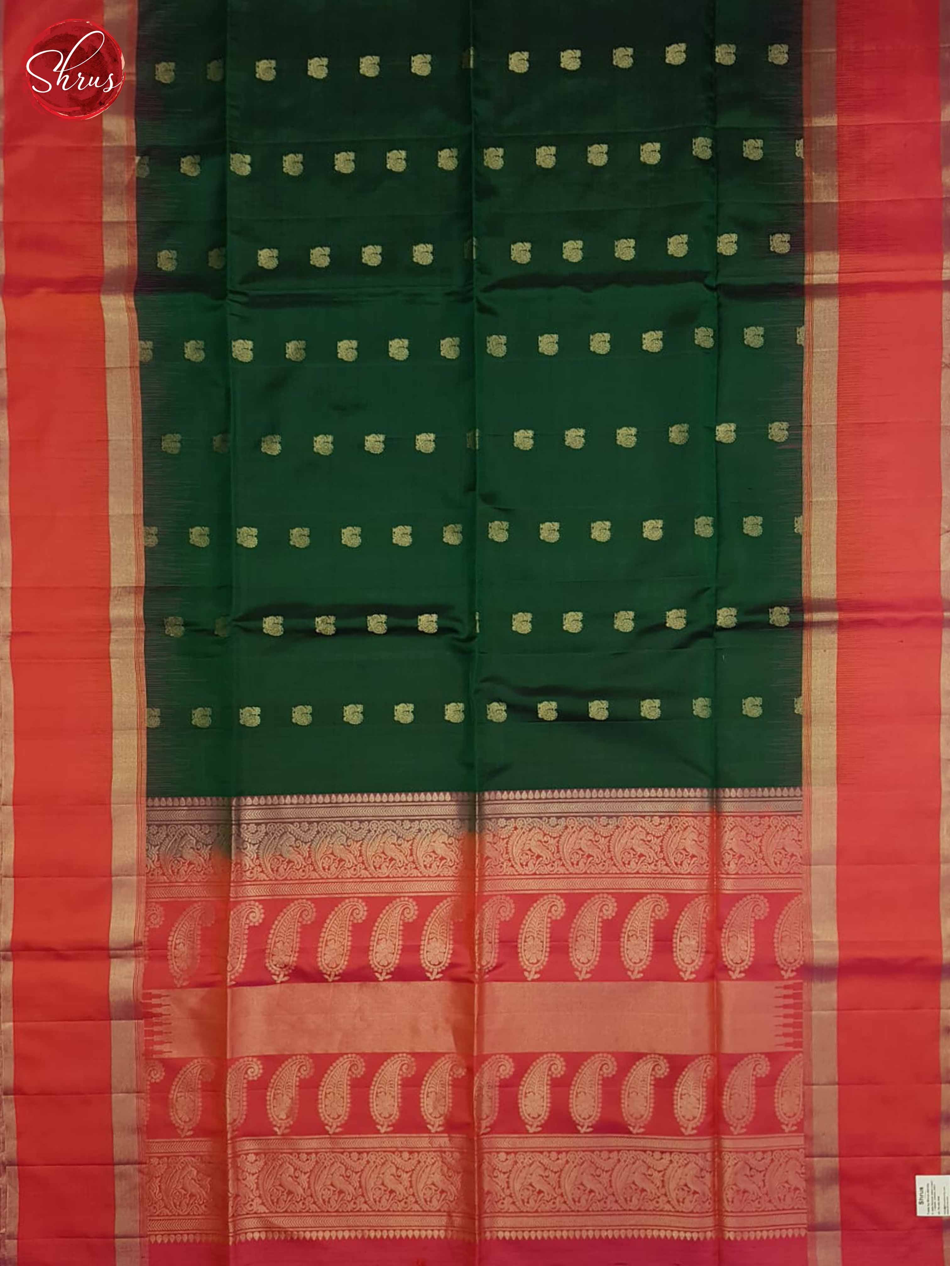 Green and Pink - Soft Silk Saree - Shop on ShrusEternity.com