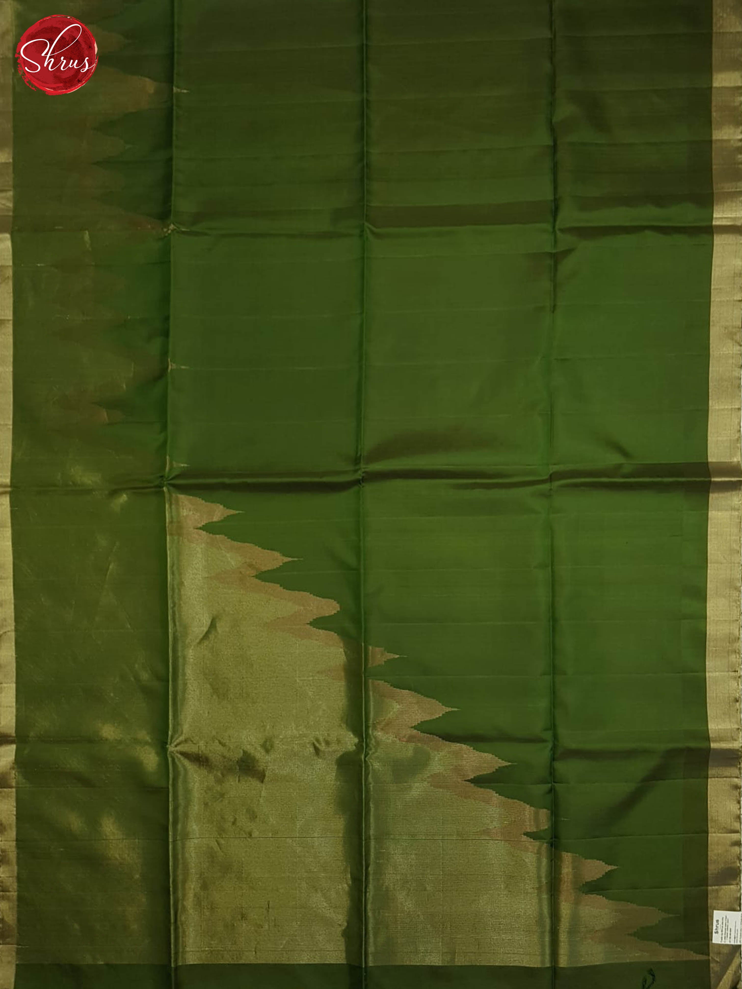 Green(single tone) - Soft Silk Saree - Shop on ShrusEternity.com