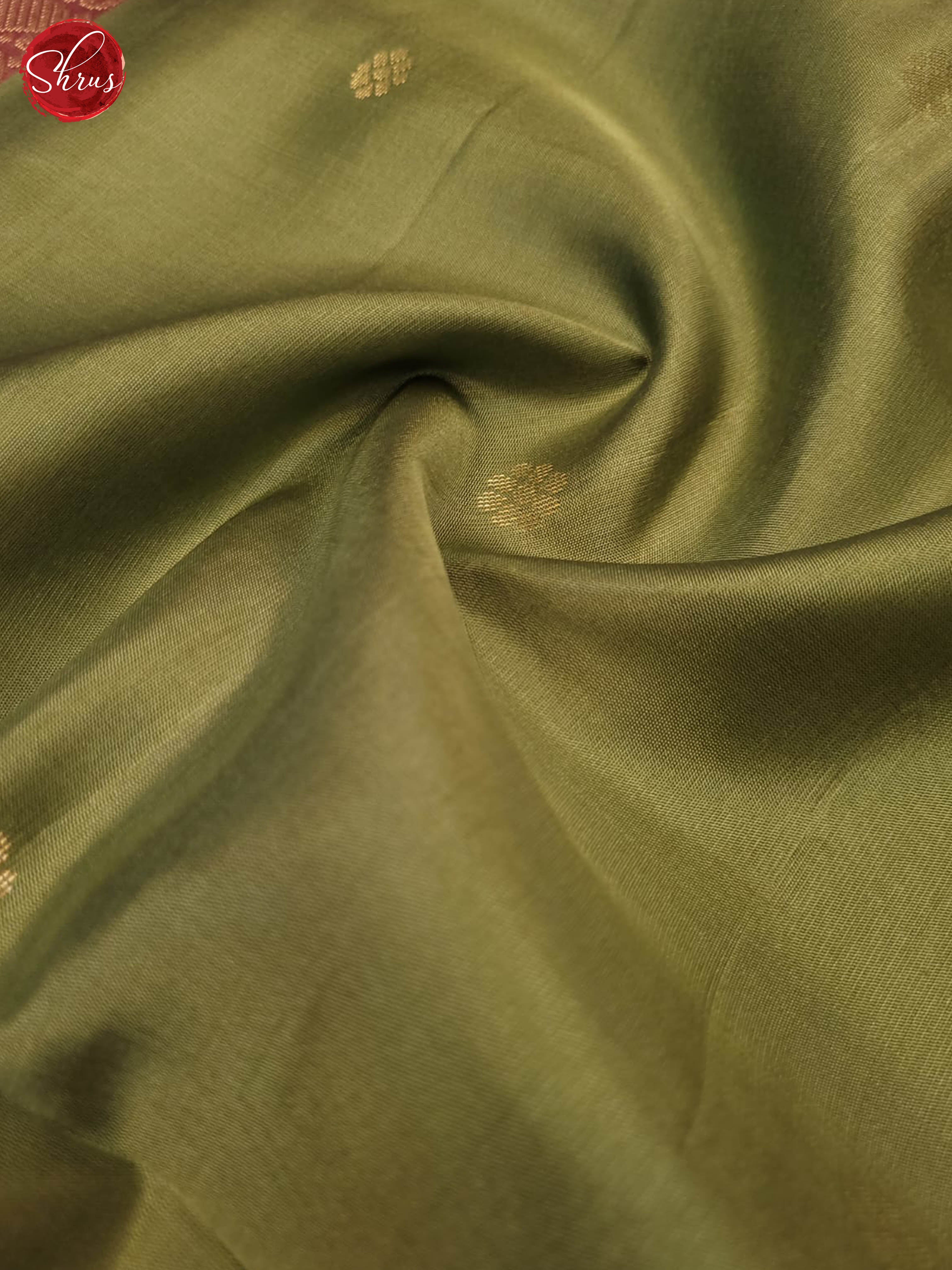 Elachi Green and wine- Soft Silk Saree - Shop on ShrusEternity.com