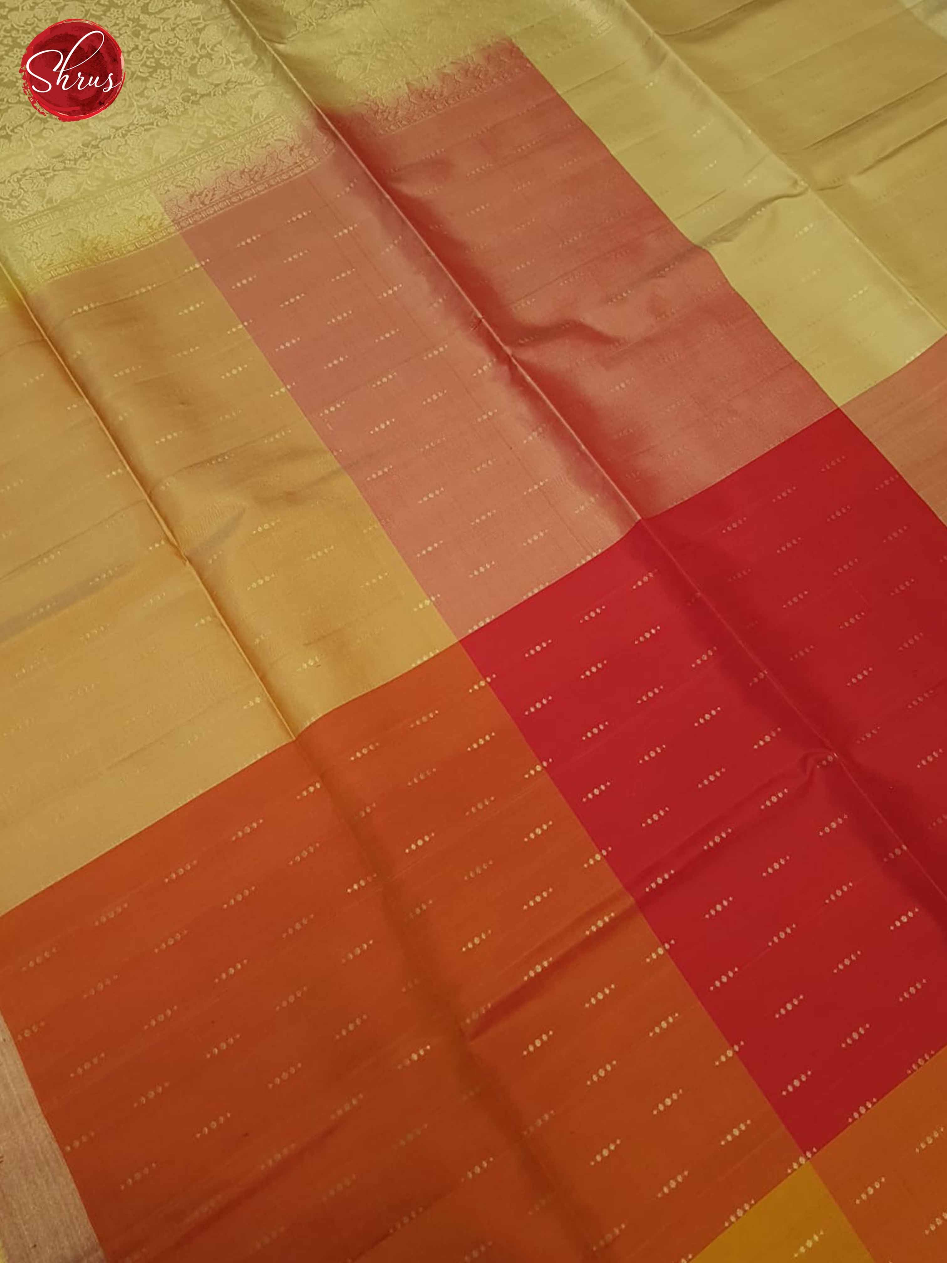 Multicolor and beige - Soft Silk Saree - Shop on ShrusEternity.com