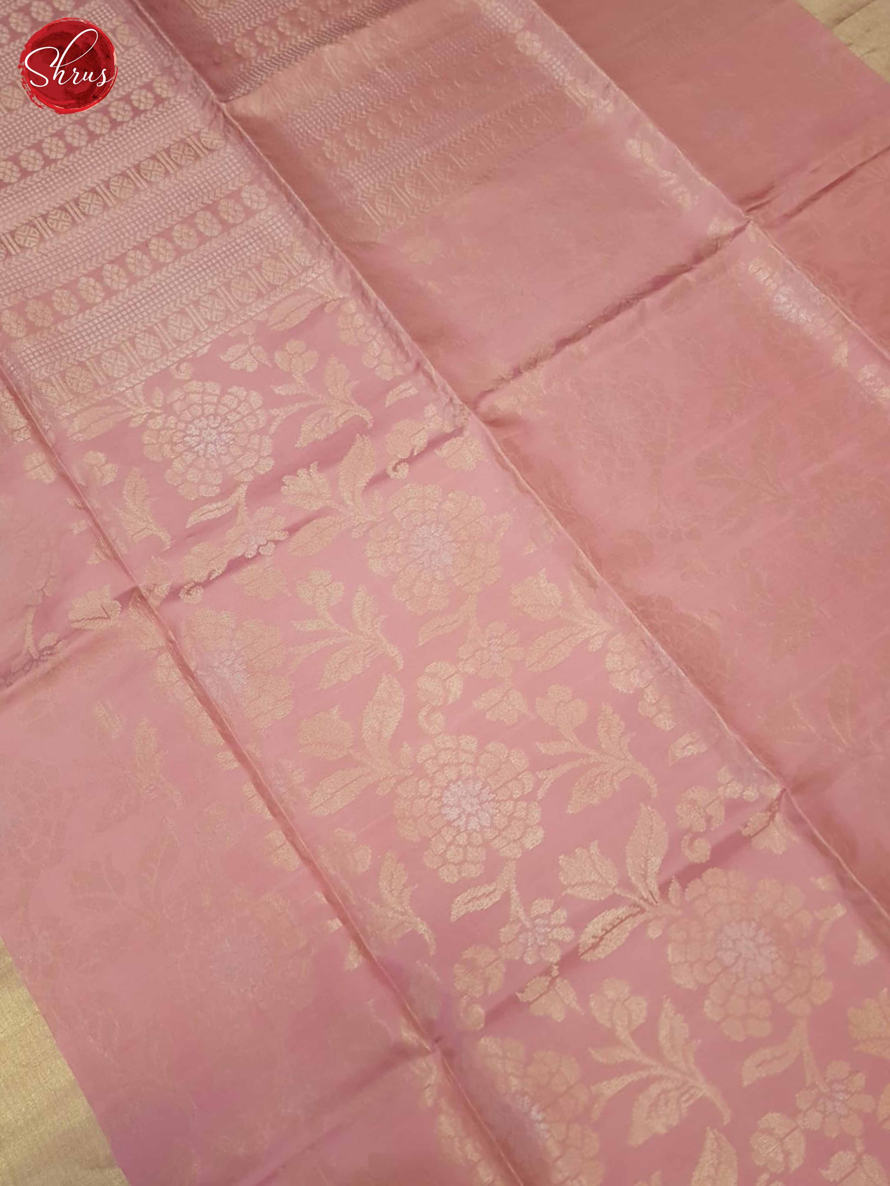 Pink(Single tone)- Soft Silk Saree - Shop on ShrusEternity.com