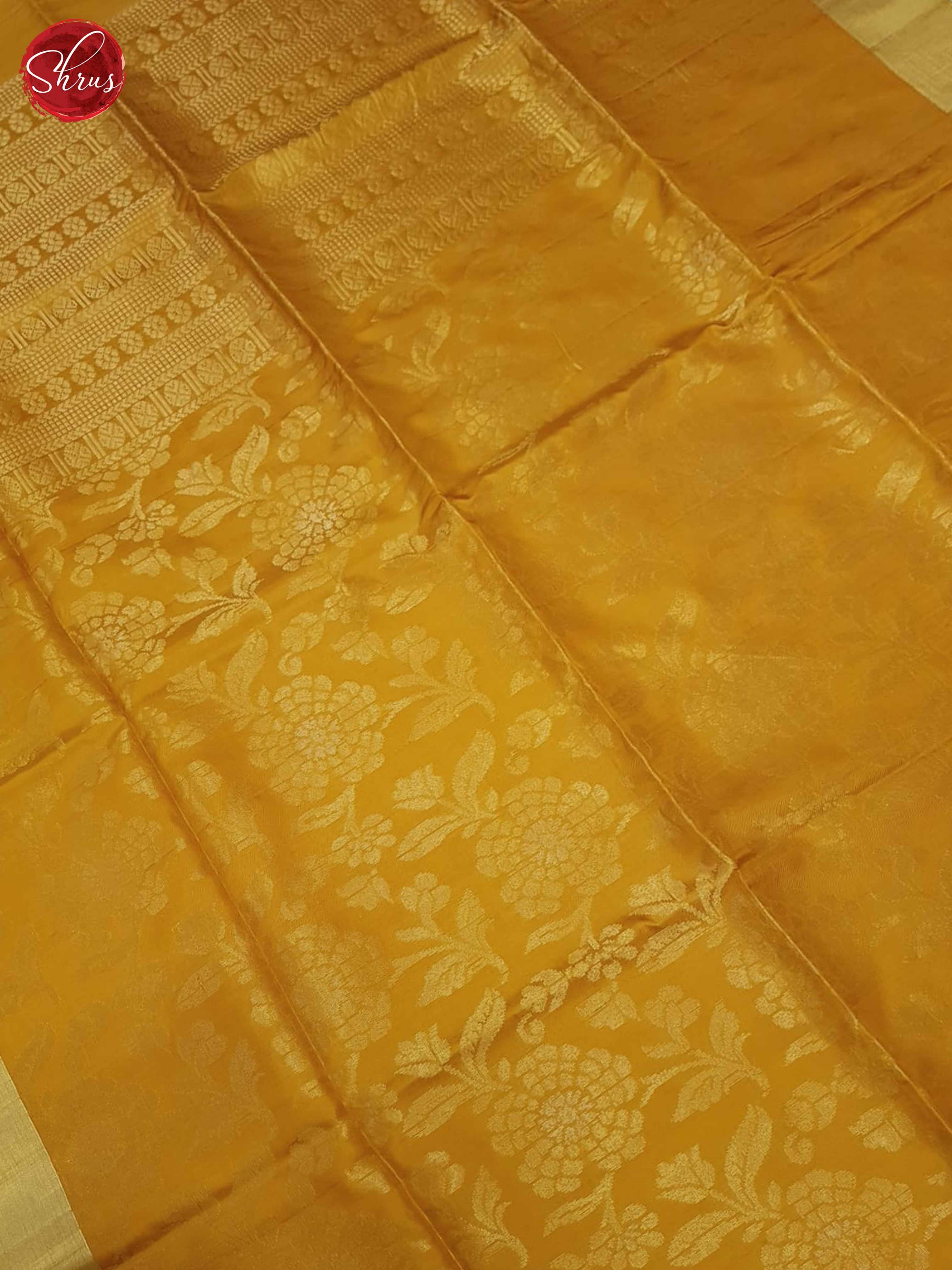 Mustard(single tone)- Soft Silk Saree - Shop on ShrusEternity.com