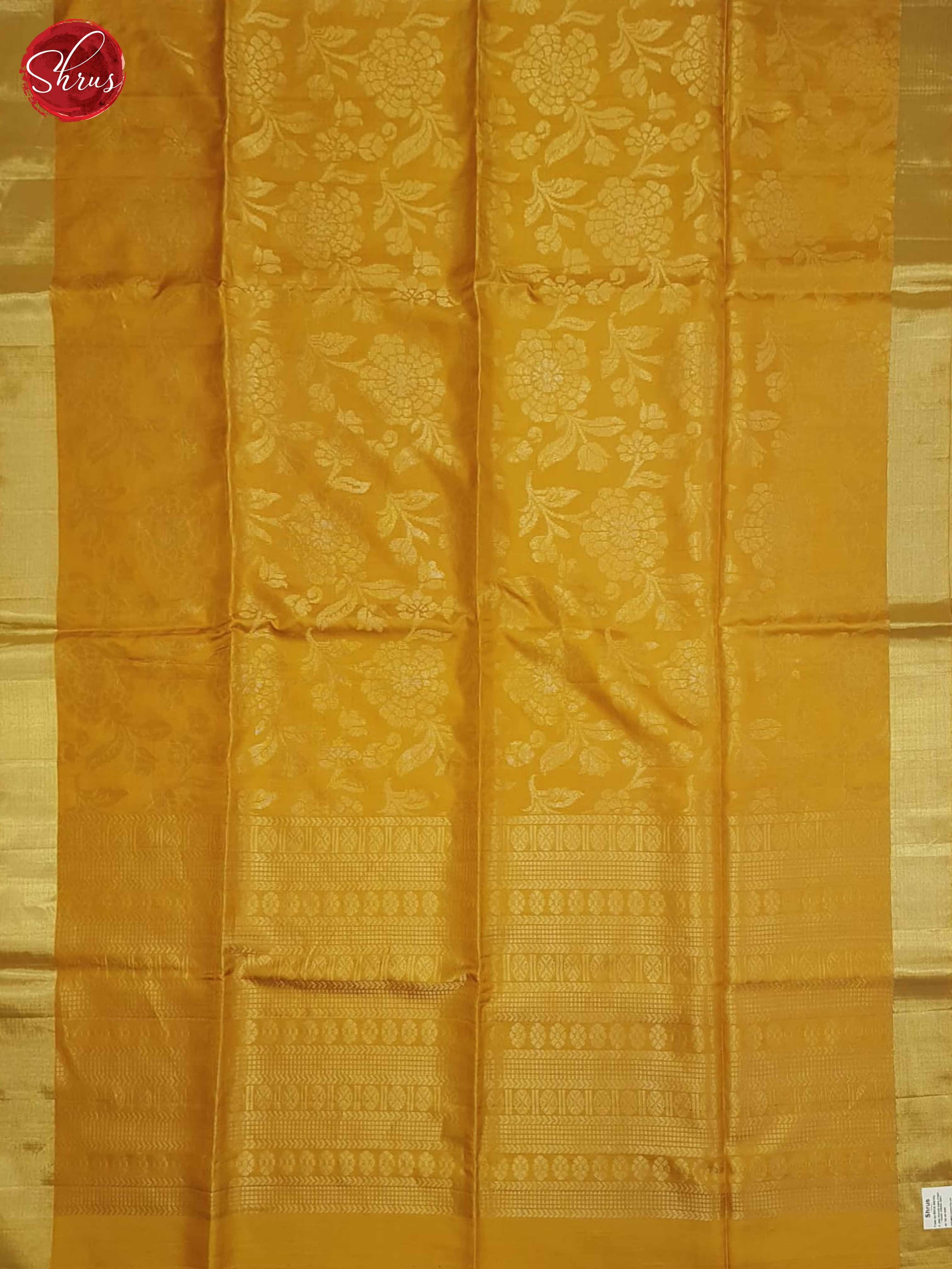 Mustard(single tone)- Soft Silk Saree - Shop on ShrusEternity.com