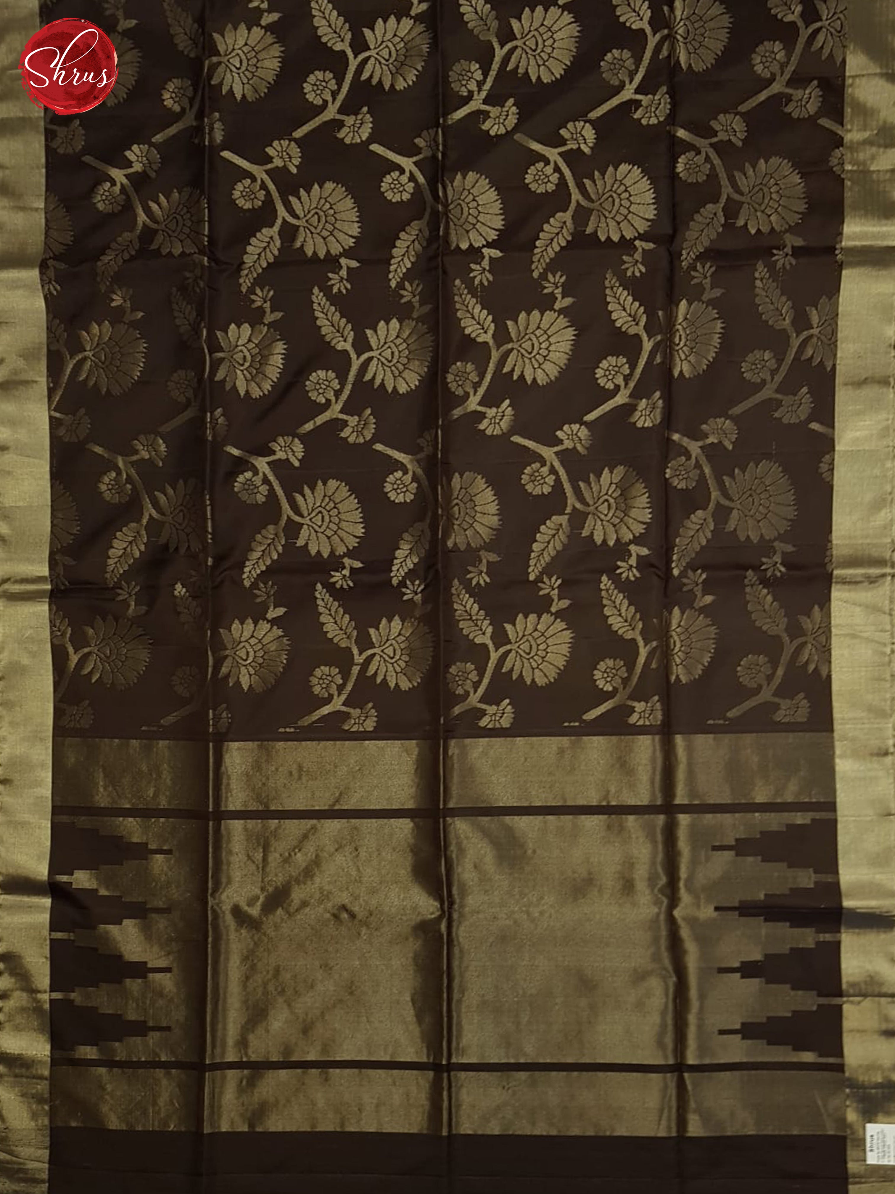 Brown(single tone)-Soft silk saree - Shop on ShrusEternity.com