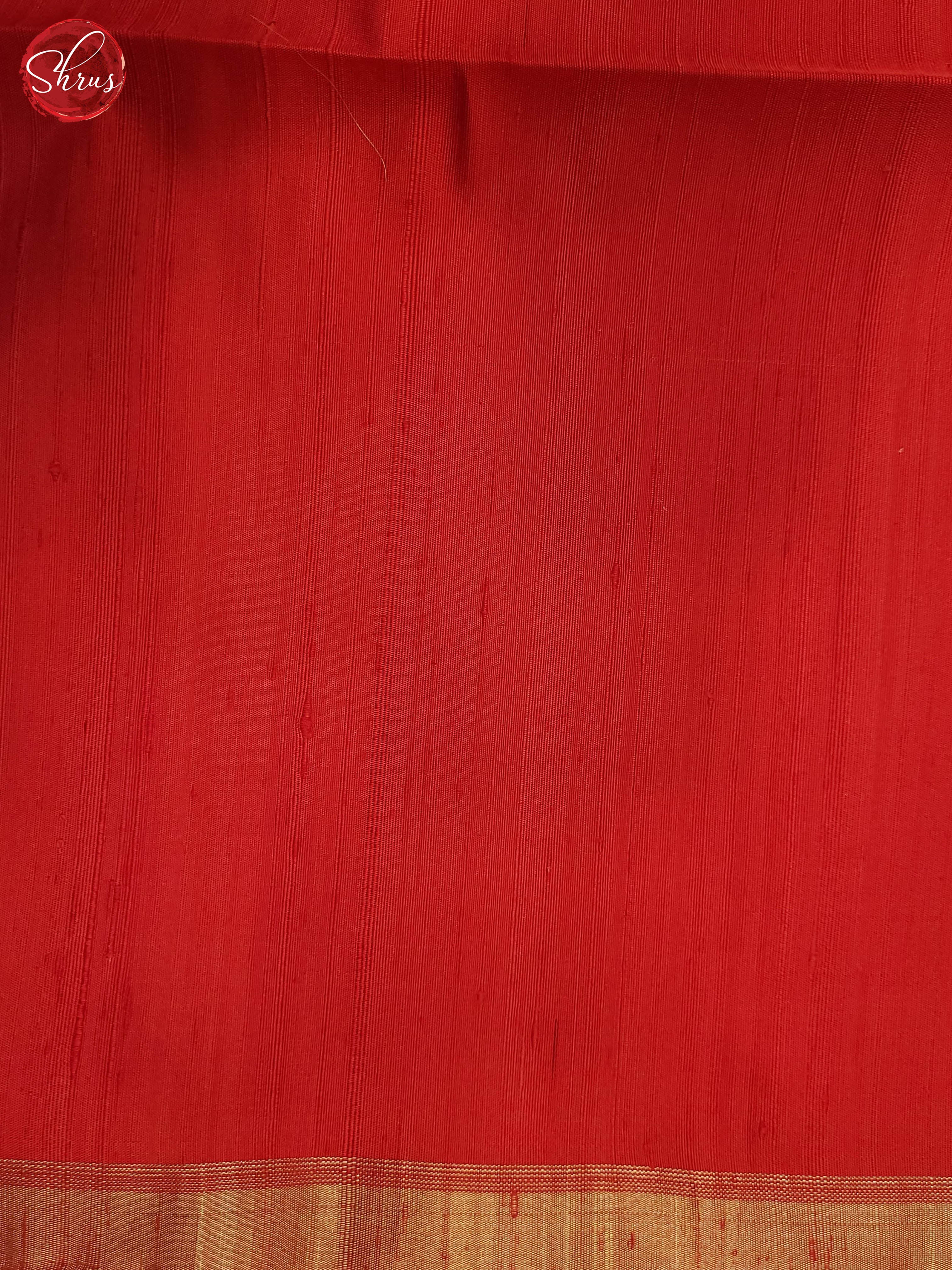 Red(Single Tone)- Soft Silk Saree - Shop on ShrusEternity.com