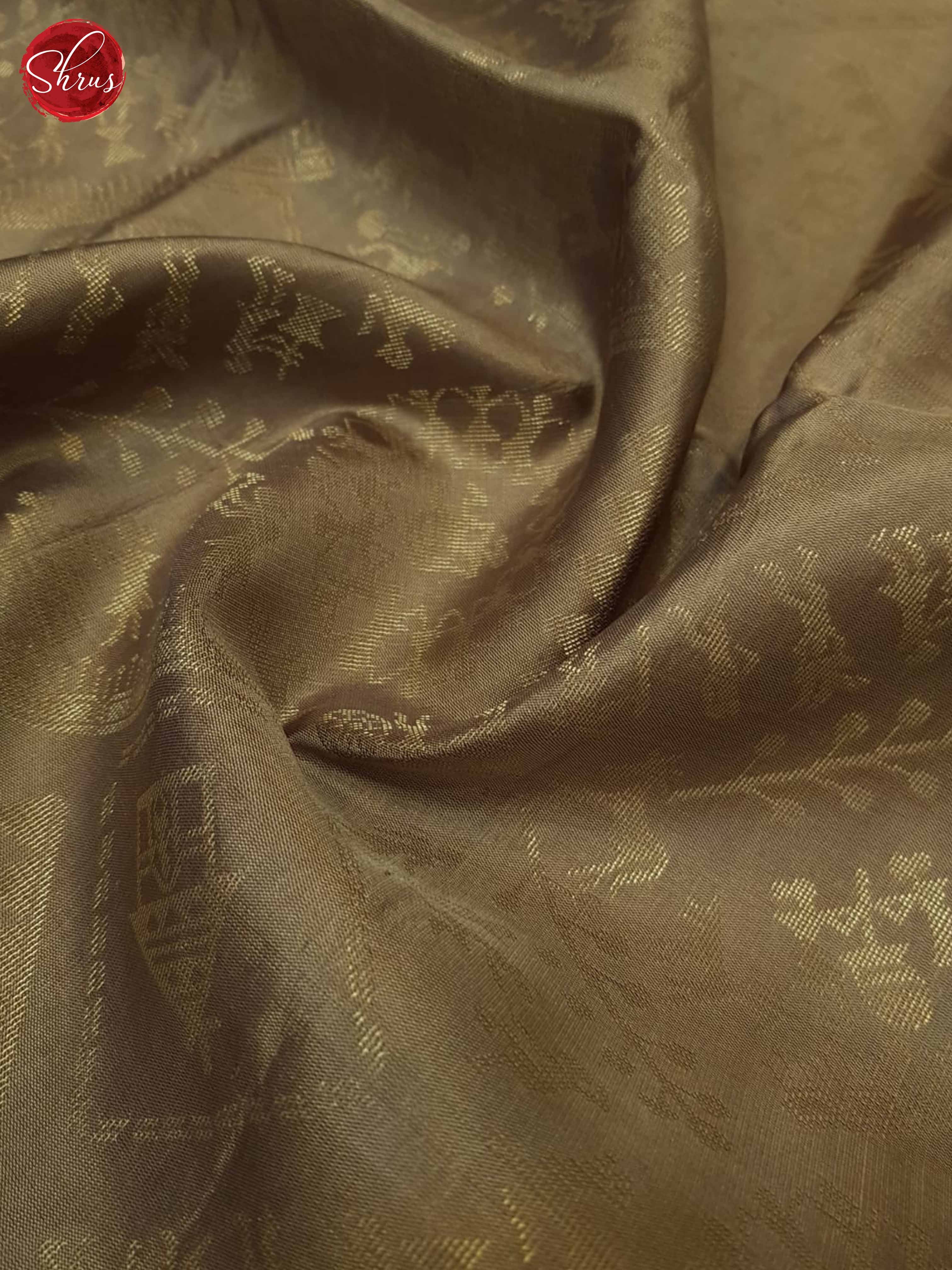 Light brown and brown- Soft Silk Saree - Shop on ShrusEternity.com