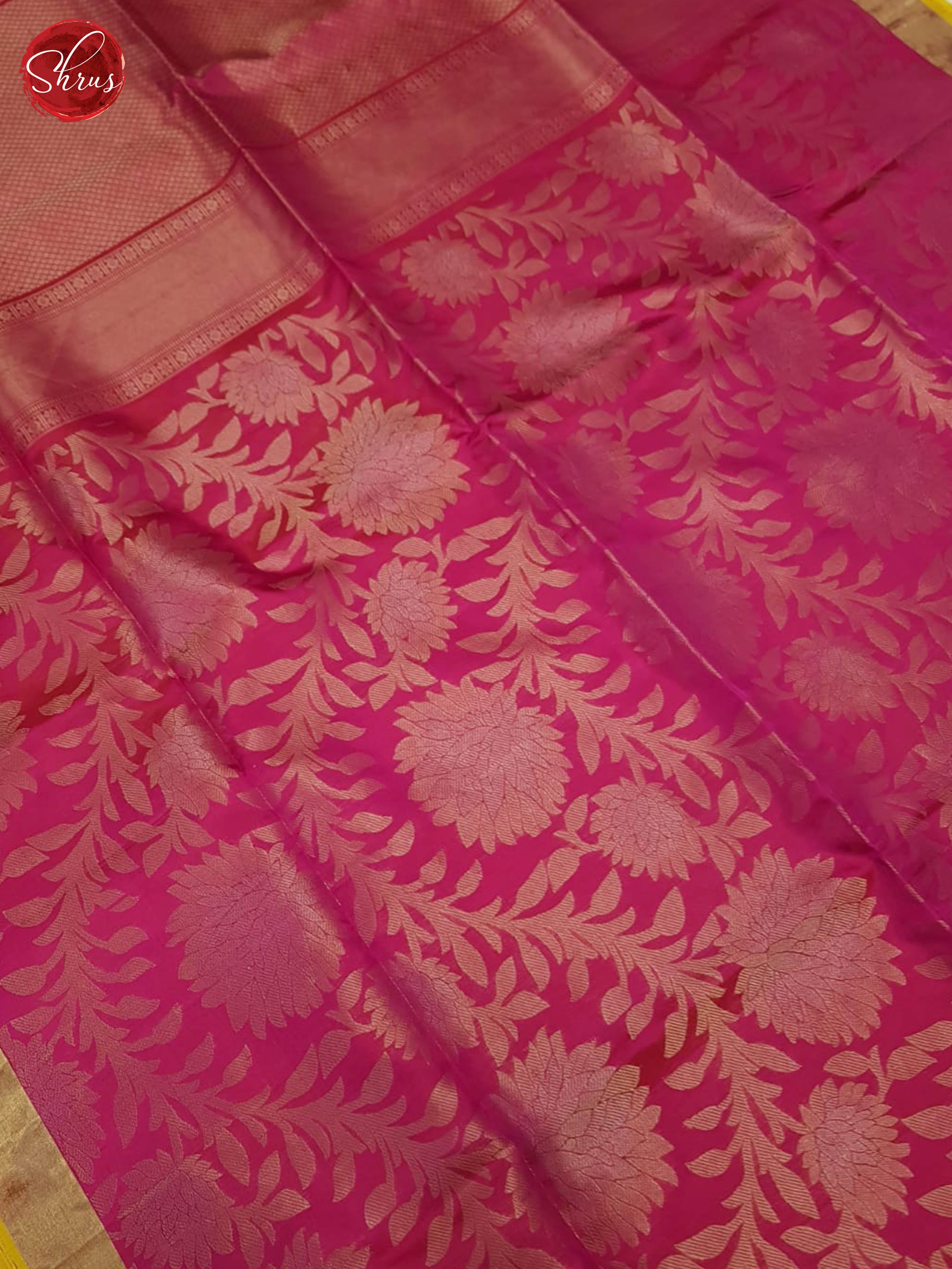 Pink(Single tone) - Soft Silk Saree - Shop on ShrusEternity.com