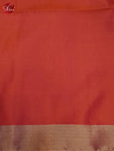 Green And Orange- Soft silk saree - Shop on ShrusEternity.com