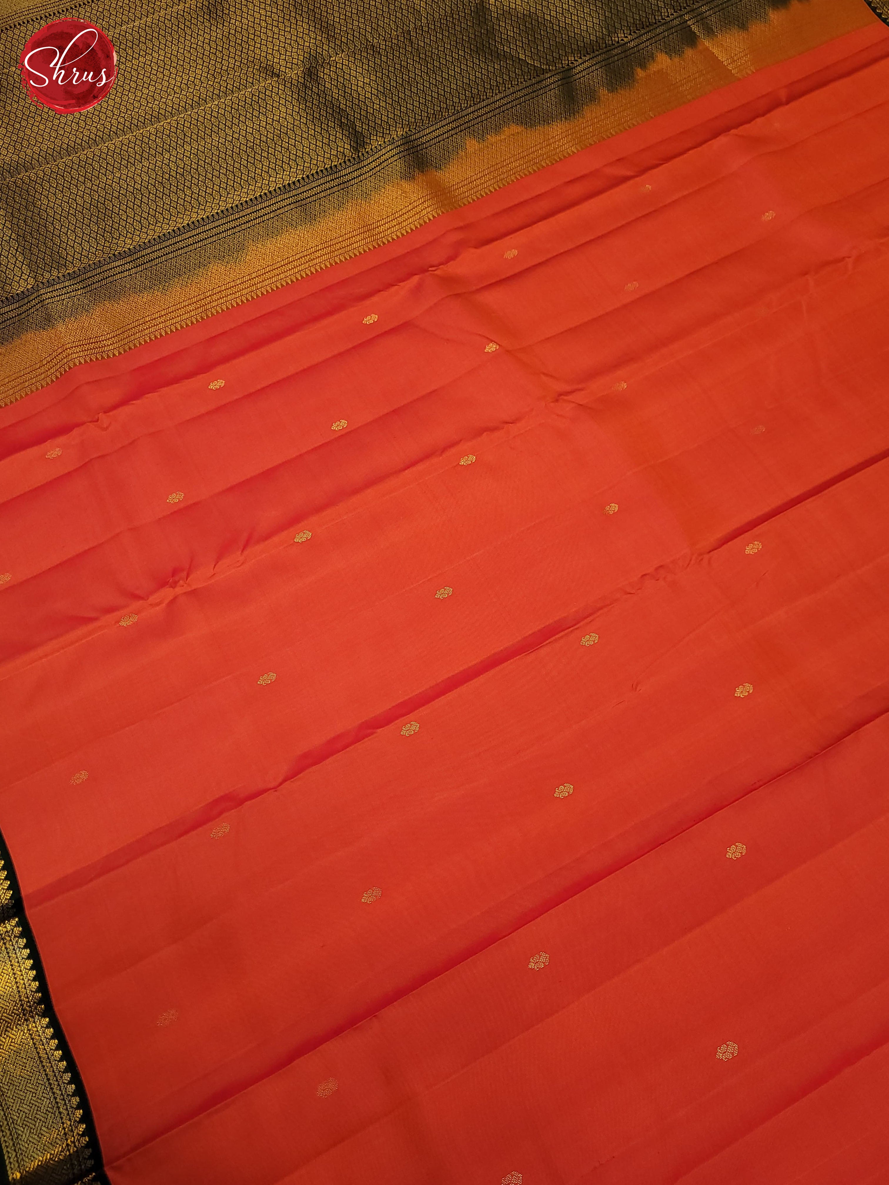 Pink and Green-Kanchipuram silk saree - Shop on ShrusEternity.com