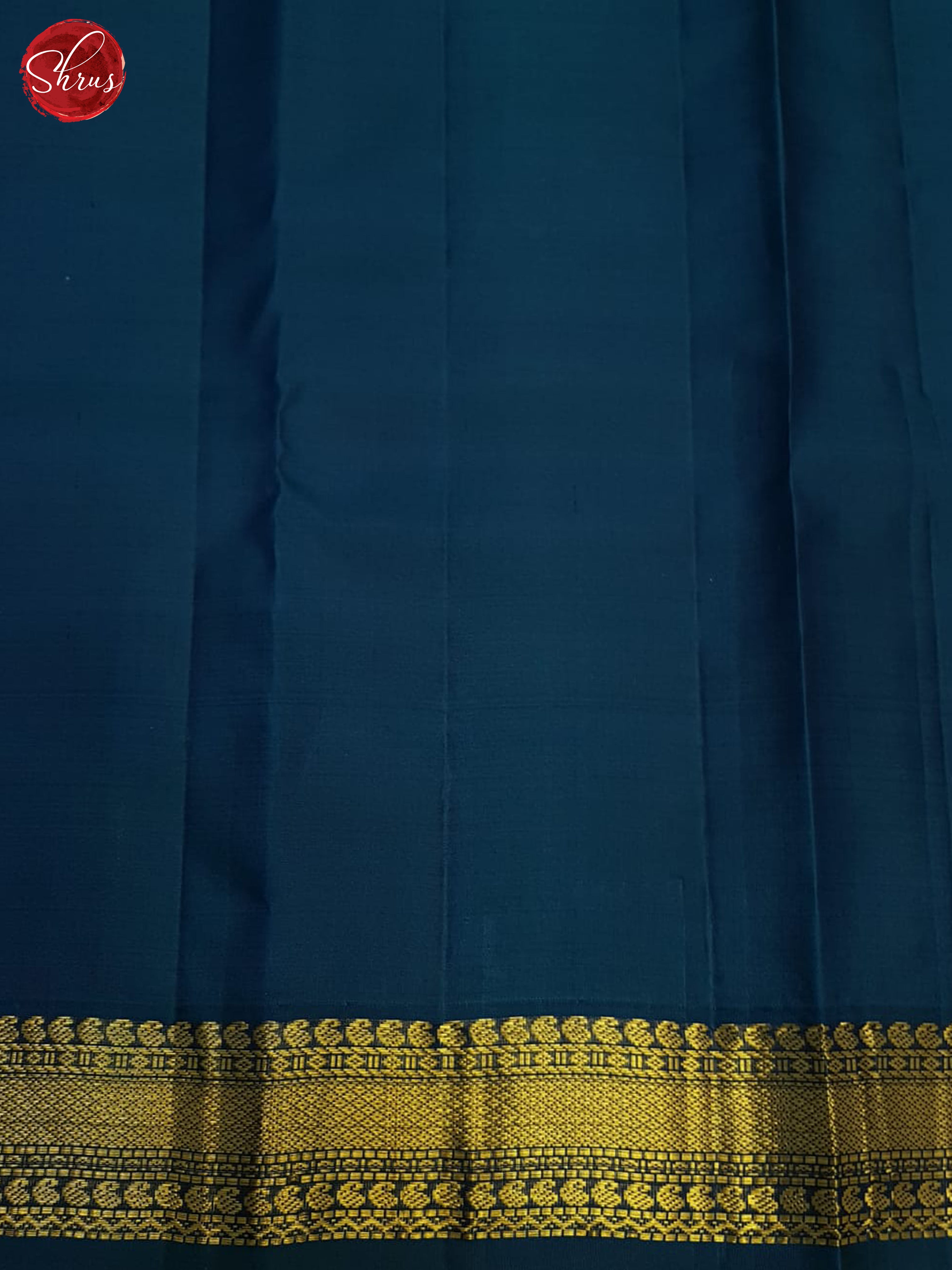 Green And Blue-Kanchipuram Saree - Shop on ShrusEternity.com