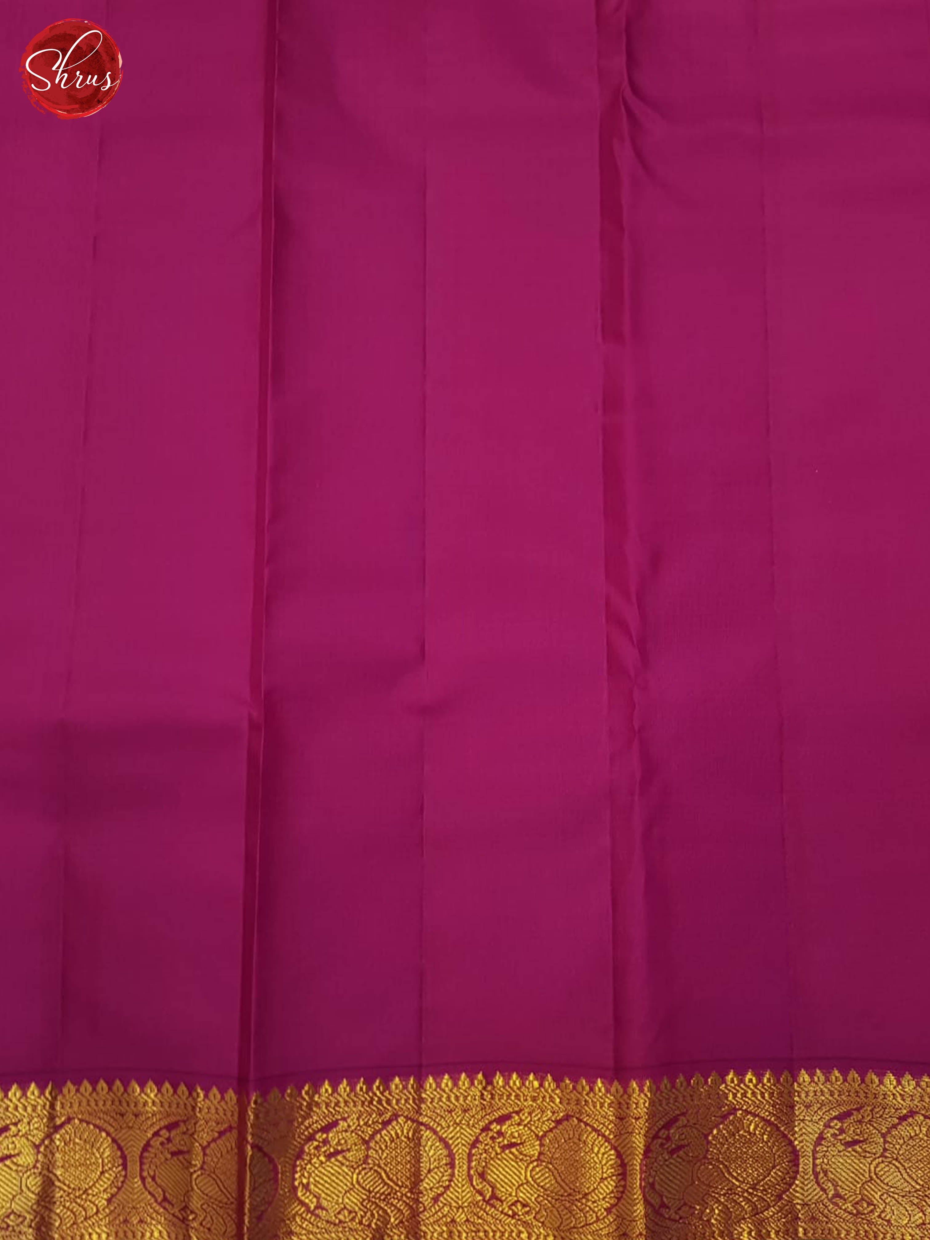 Blue And Pink-Kanchipuram Silk saree - Shop on ShrusEternity.com