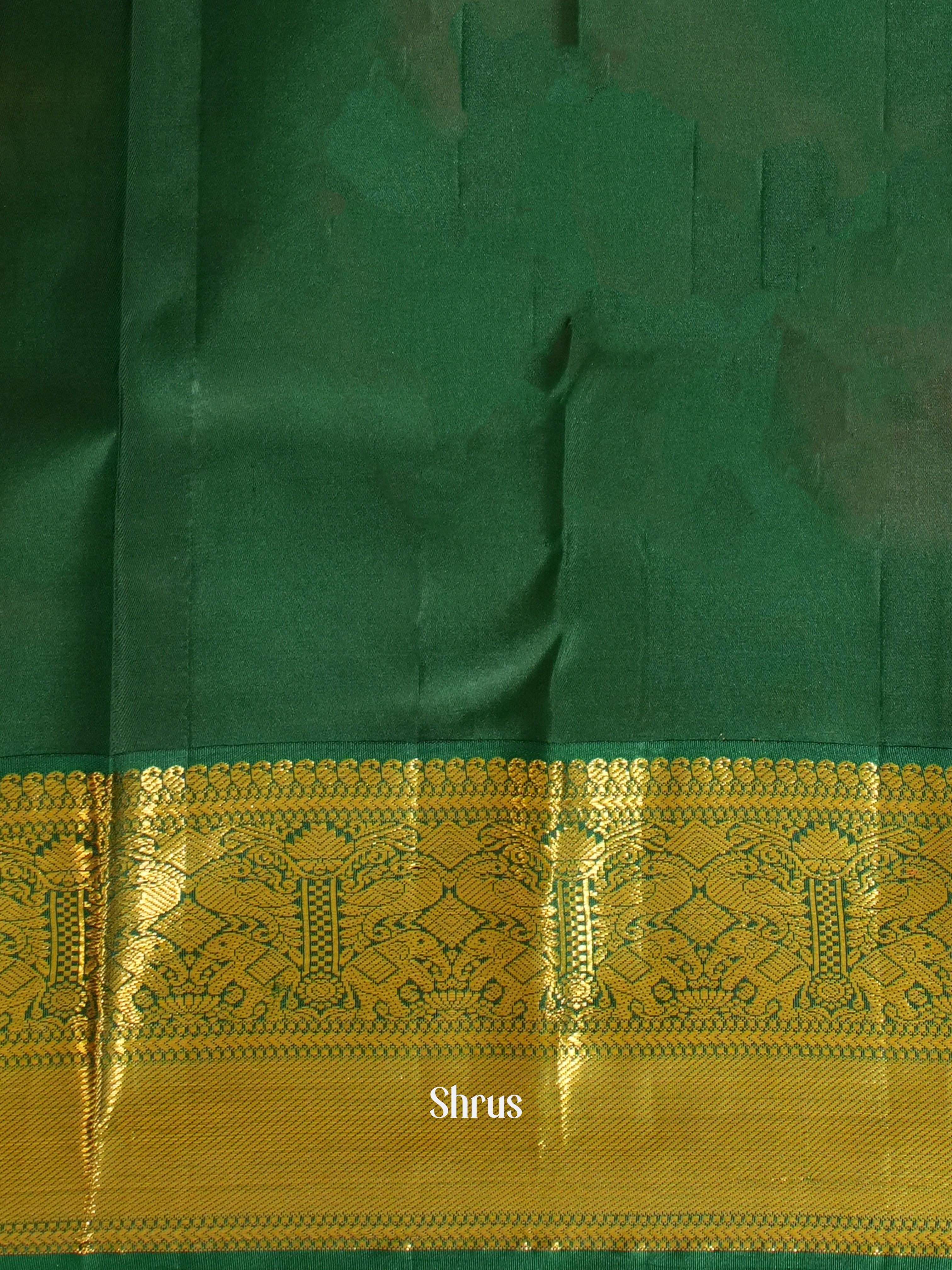 Pink And Green - Kanchipiram silk Saree