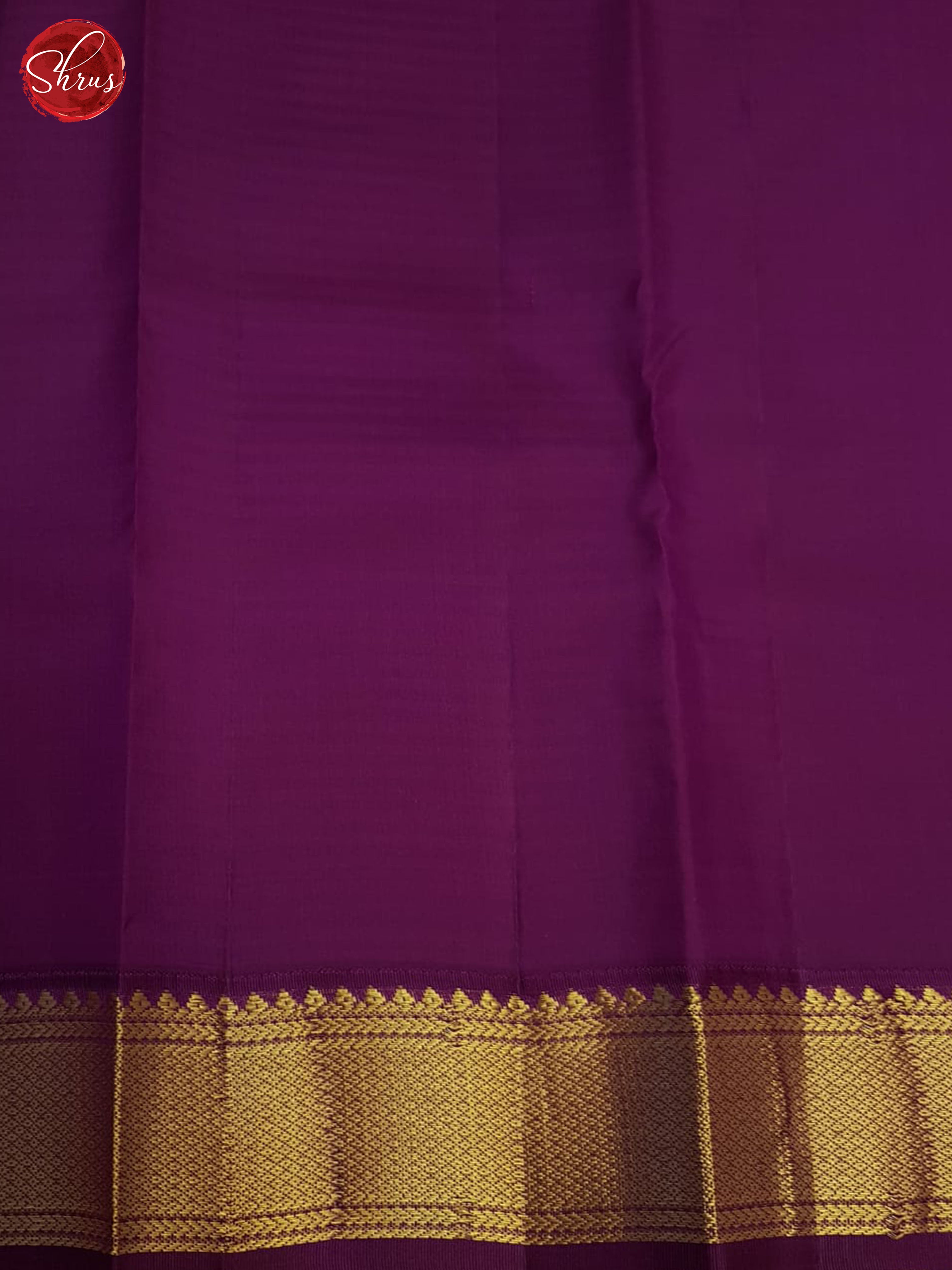 Peach And Purple-Kanchipuram silk Saree - Shop on ShrusEternity.com