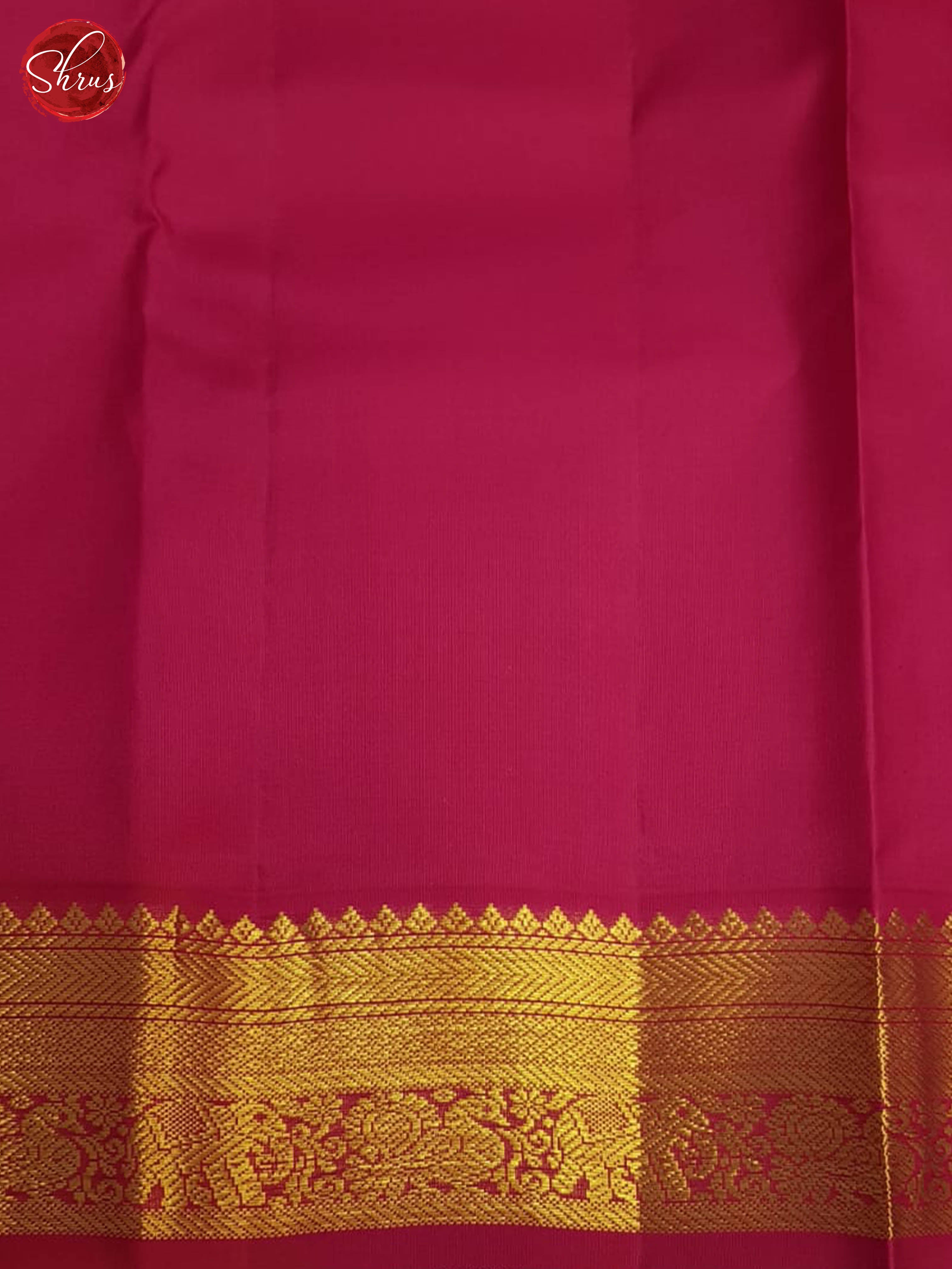 Green And Pink-Kanchipuram Silk Saree - Shop on ShrusEternity.com