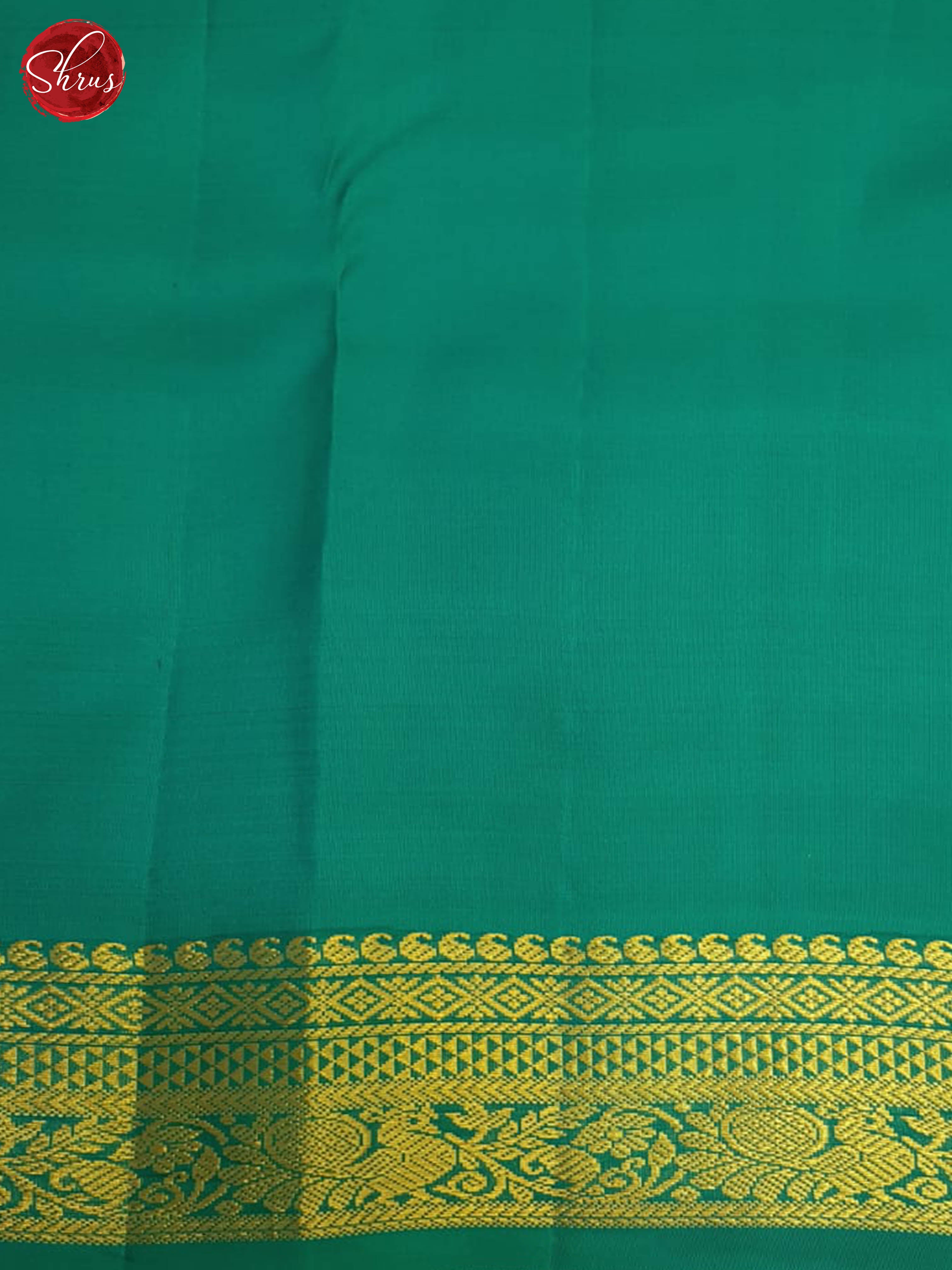 Mustard And Green-Kanchipuram Silk Saree - Shop on ShrusEternity.com