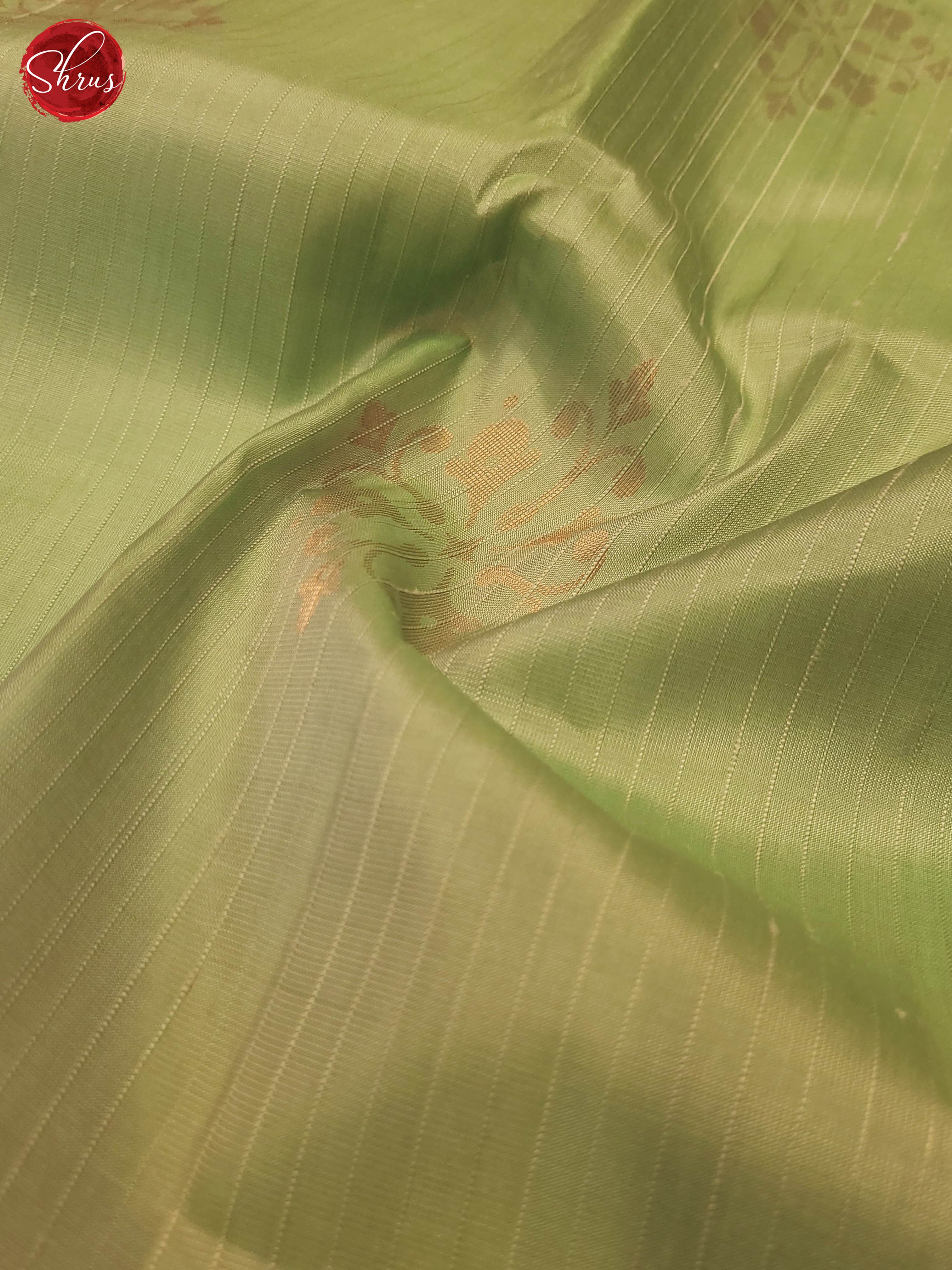 pista Green and pink-Soft Silk Saree - Shop on ShrusEternity.com