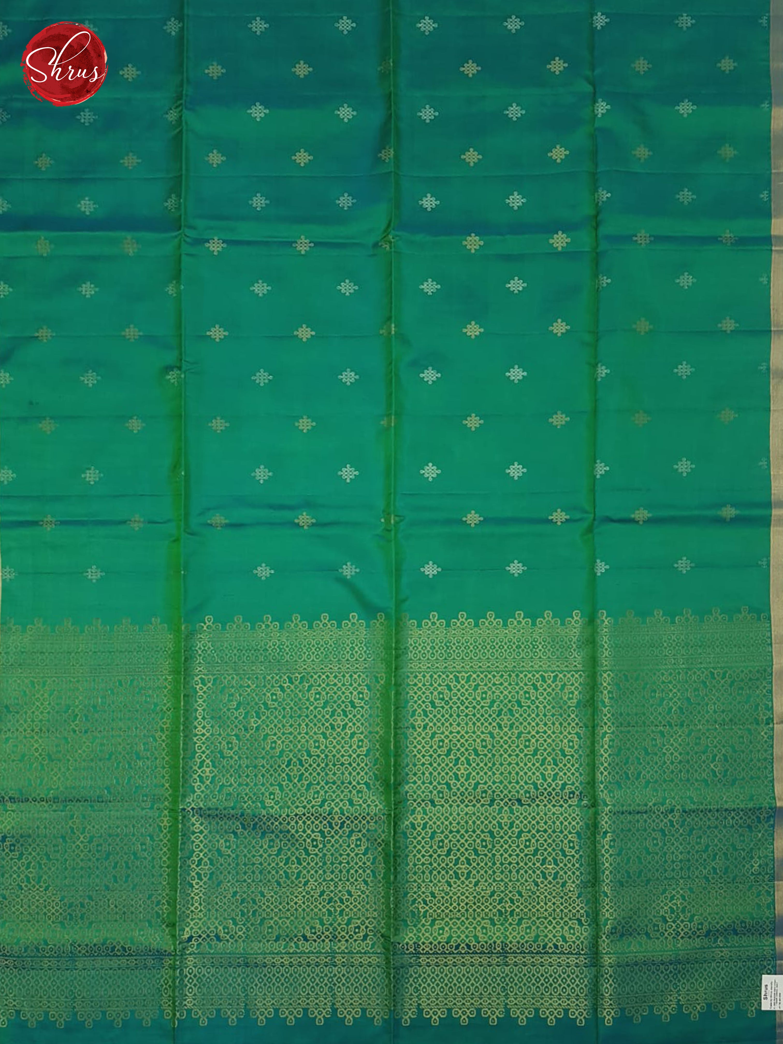 Green(single tone)-Soft silk saree - Shop on ShrusEternity.com