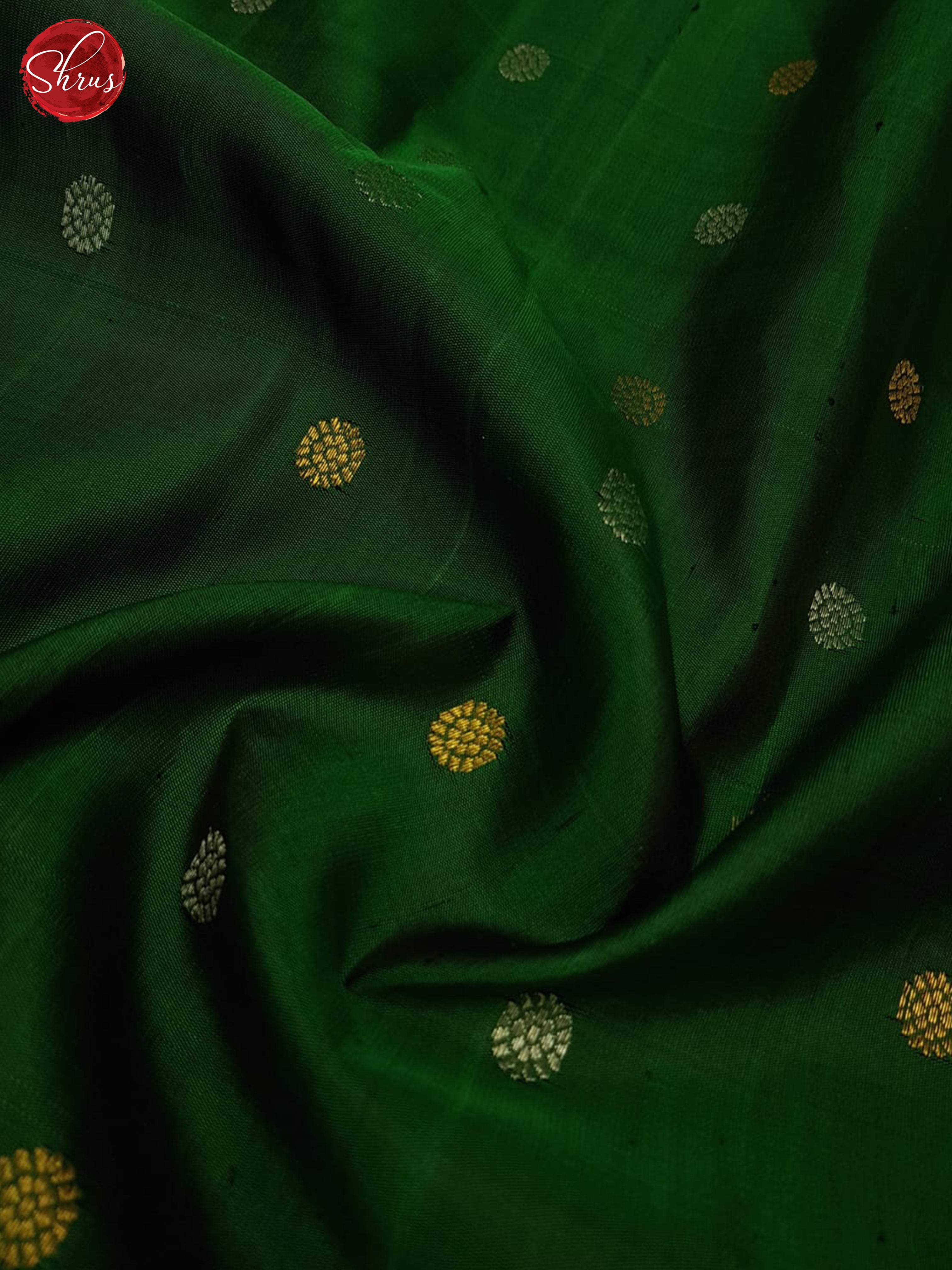 Green And Maroon-Gadwal Silk Saree - Shop on ShrusEternity.com