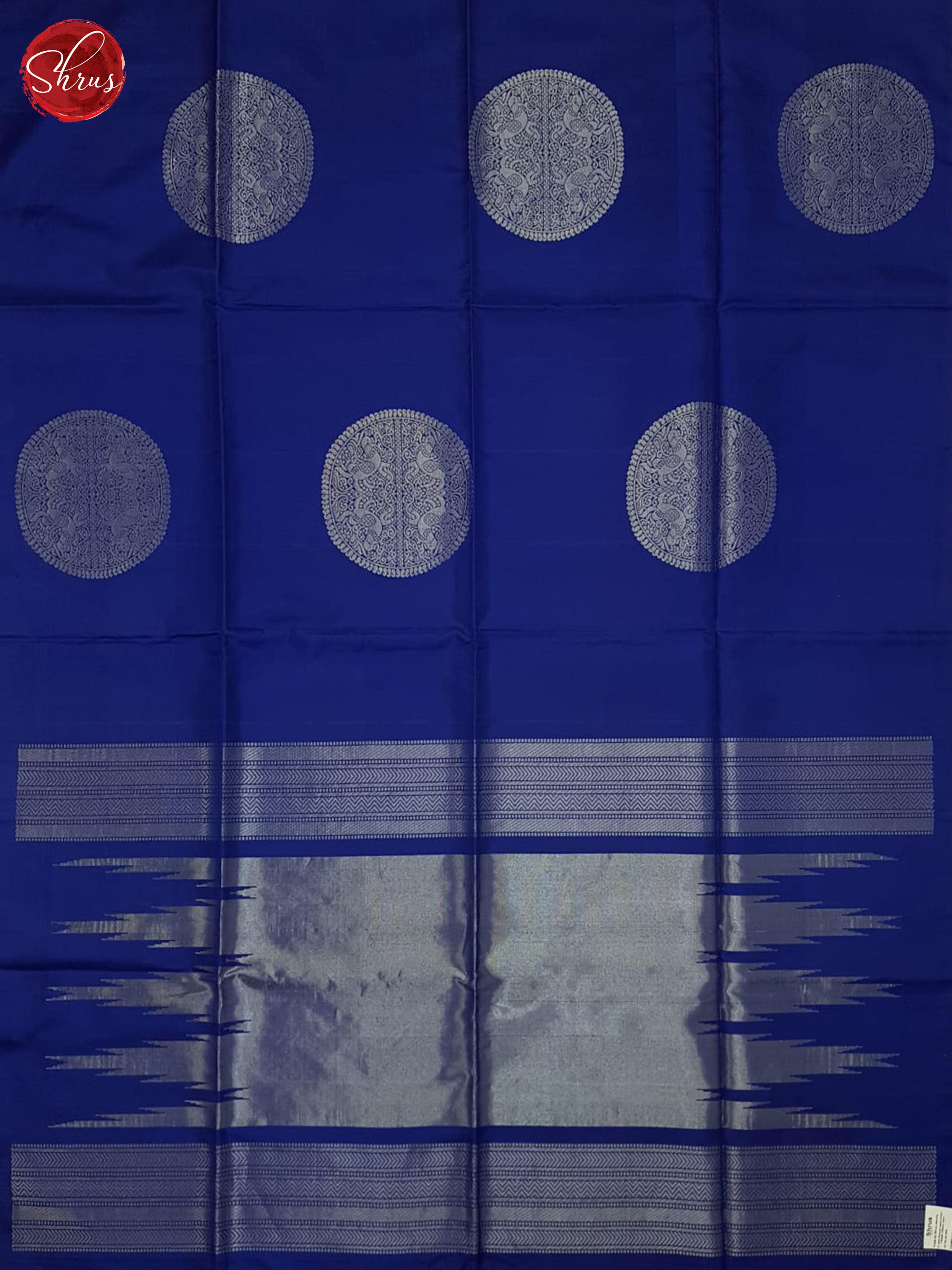 Blue(Single tone) - Soft Silk Saree - Shop on ShrusEternity.com