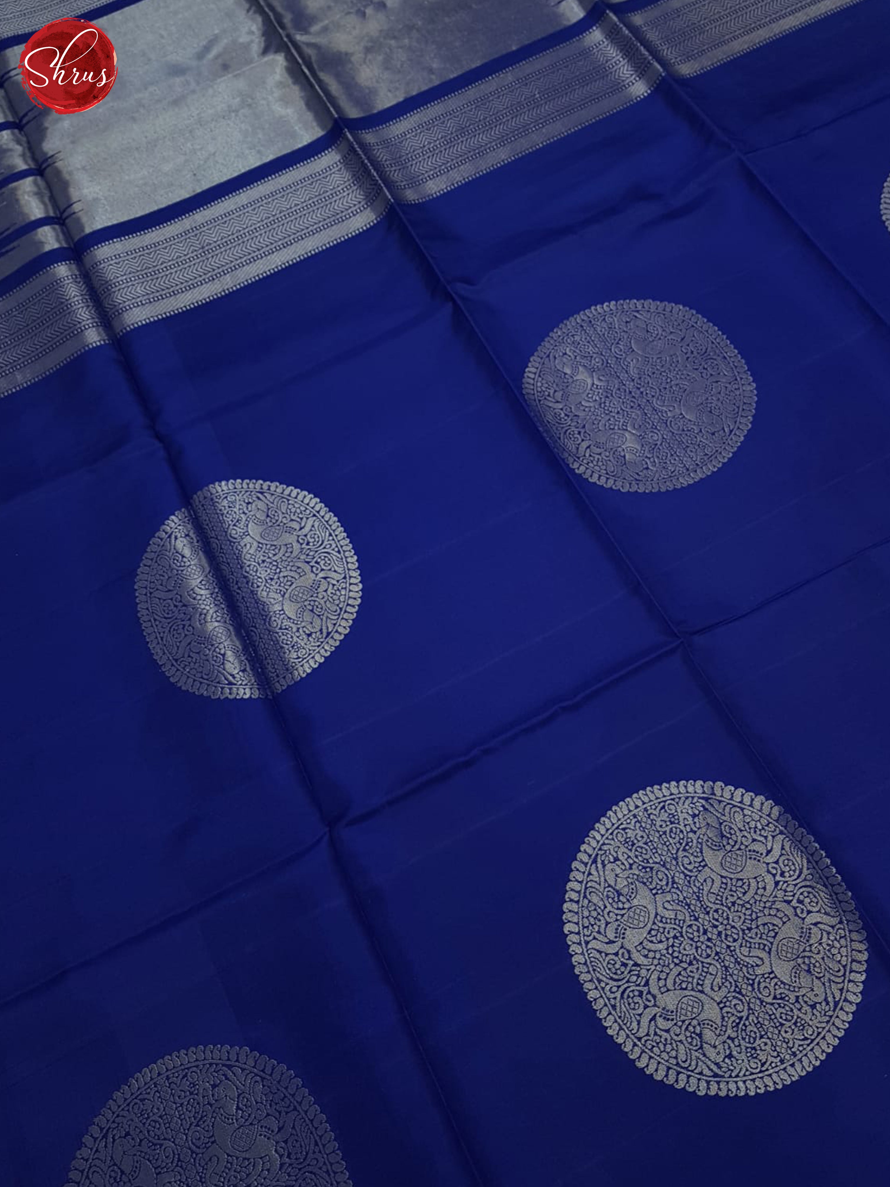 Blue(Single tone) - Soft Silk Saree - Shop on ShrusEternity.com