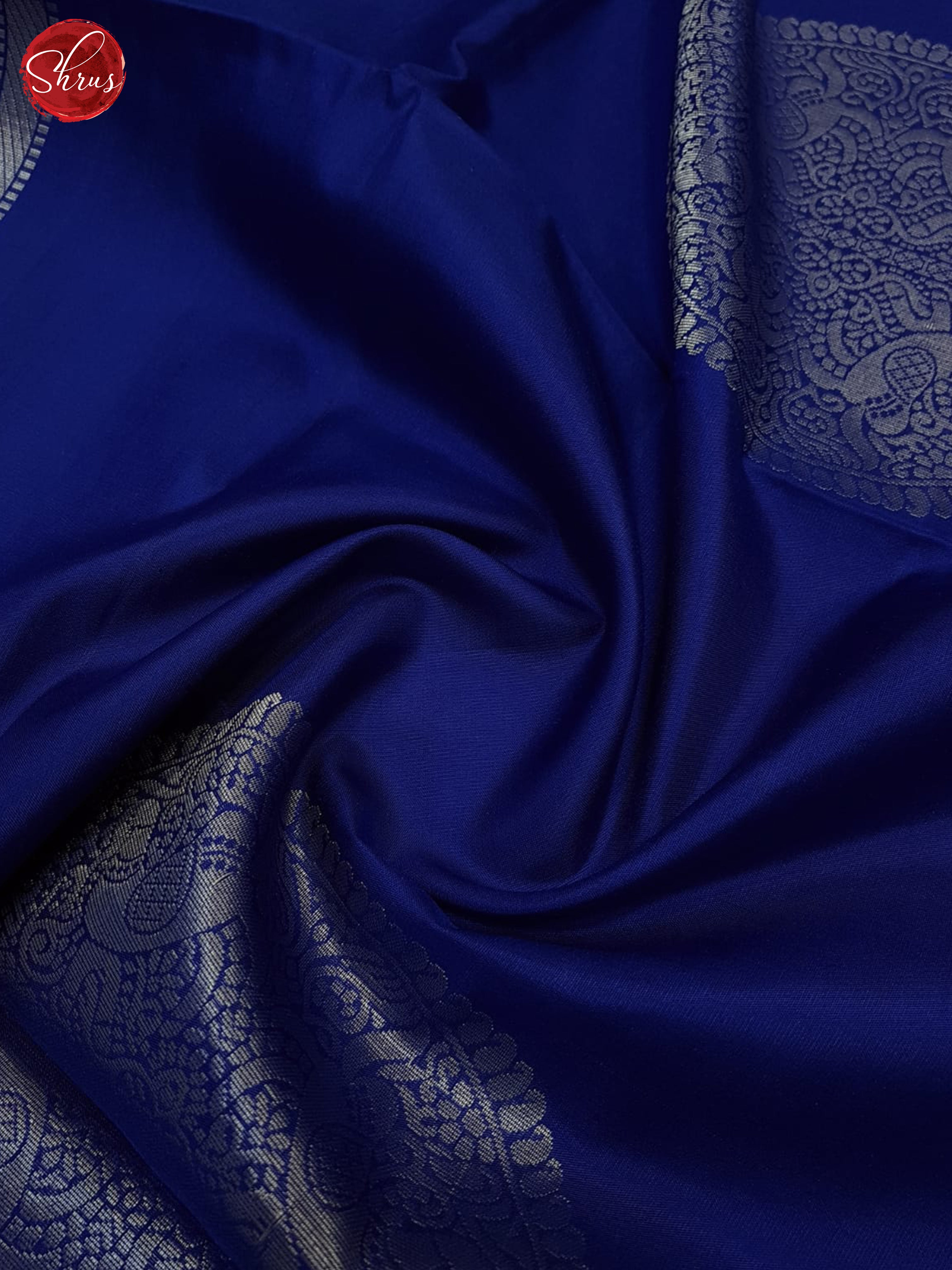 Blue(Single tone) - Soft Silk Saree - Shop on ShrusEternity.com