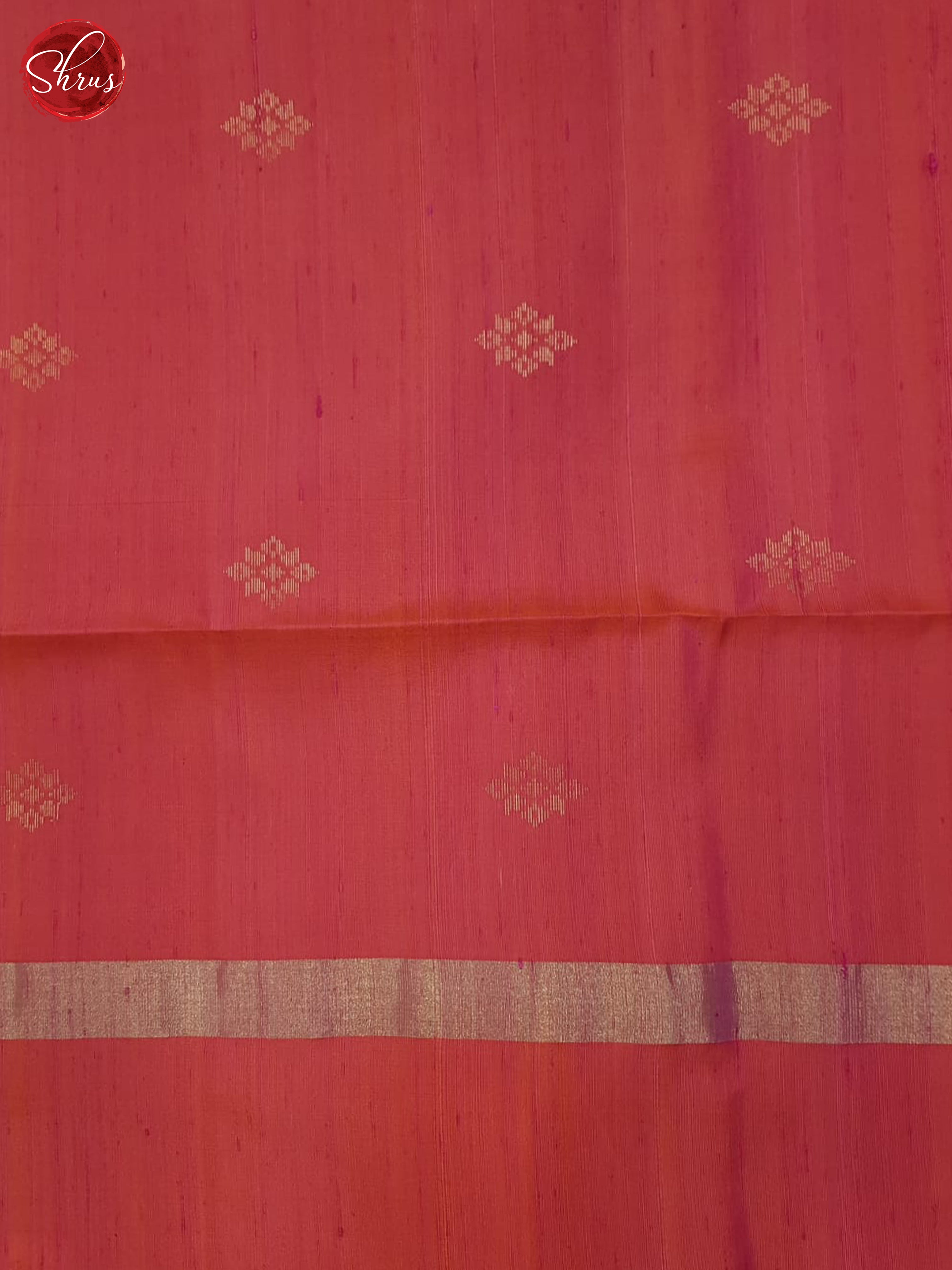 Wine and Orangish pink - Soft Silk Saree - Shop on ShrusEternity.com