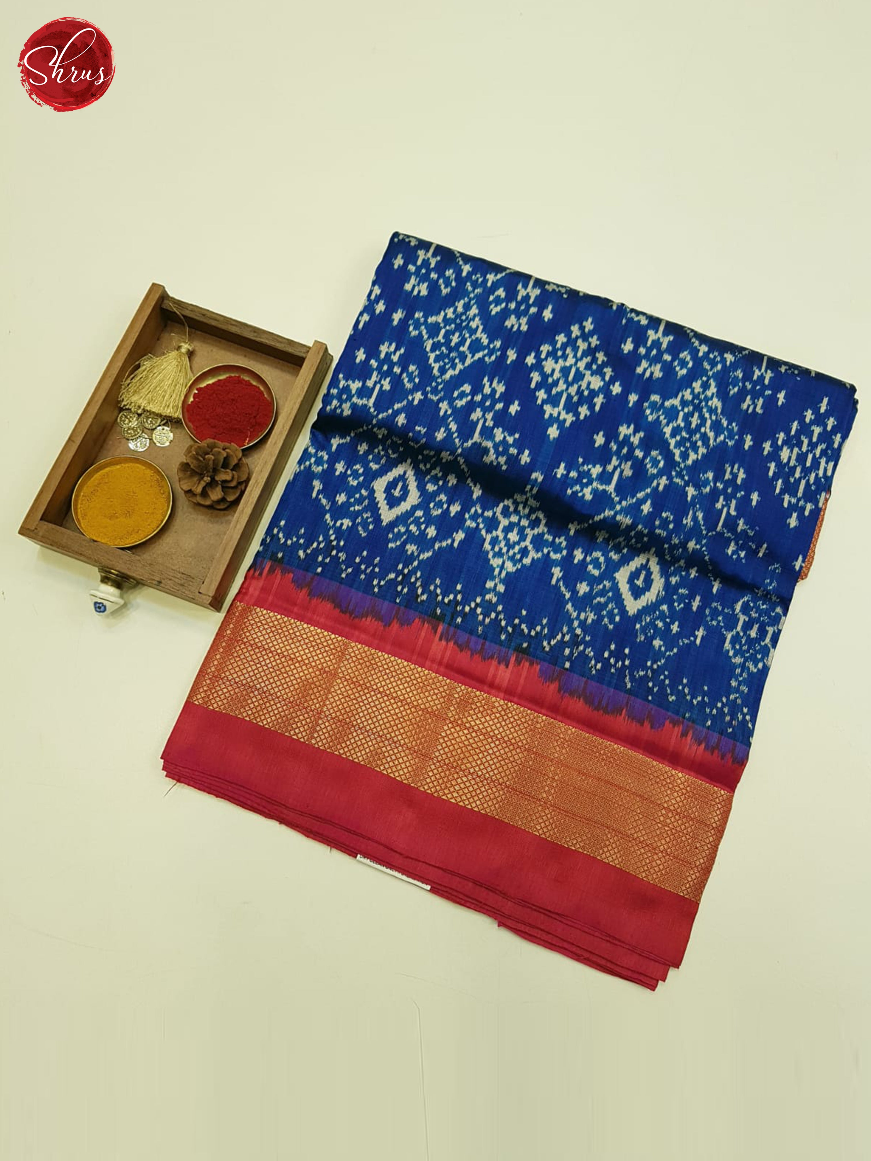 BLS29006 - - Ikkat Silk  Saree - Shop on ShrusEternity.com