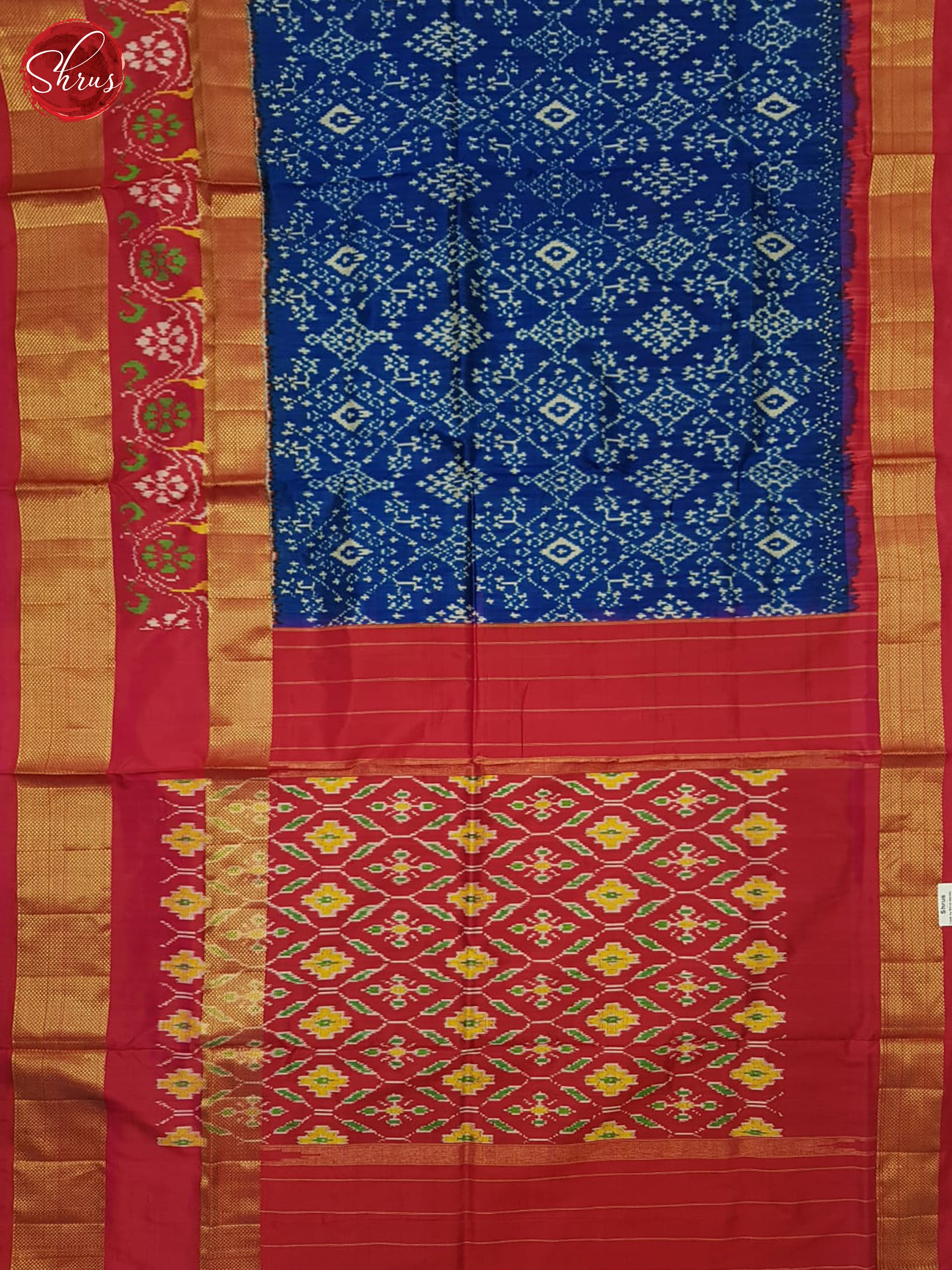 BLS29006 - - Ikkat Silk  Saree - Shop on ShrusEternity.com