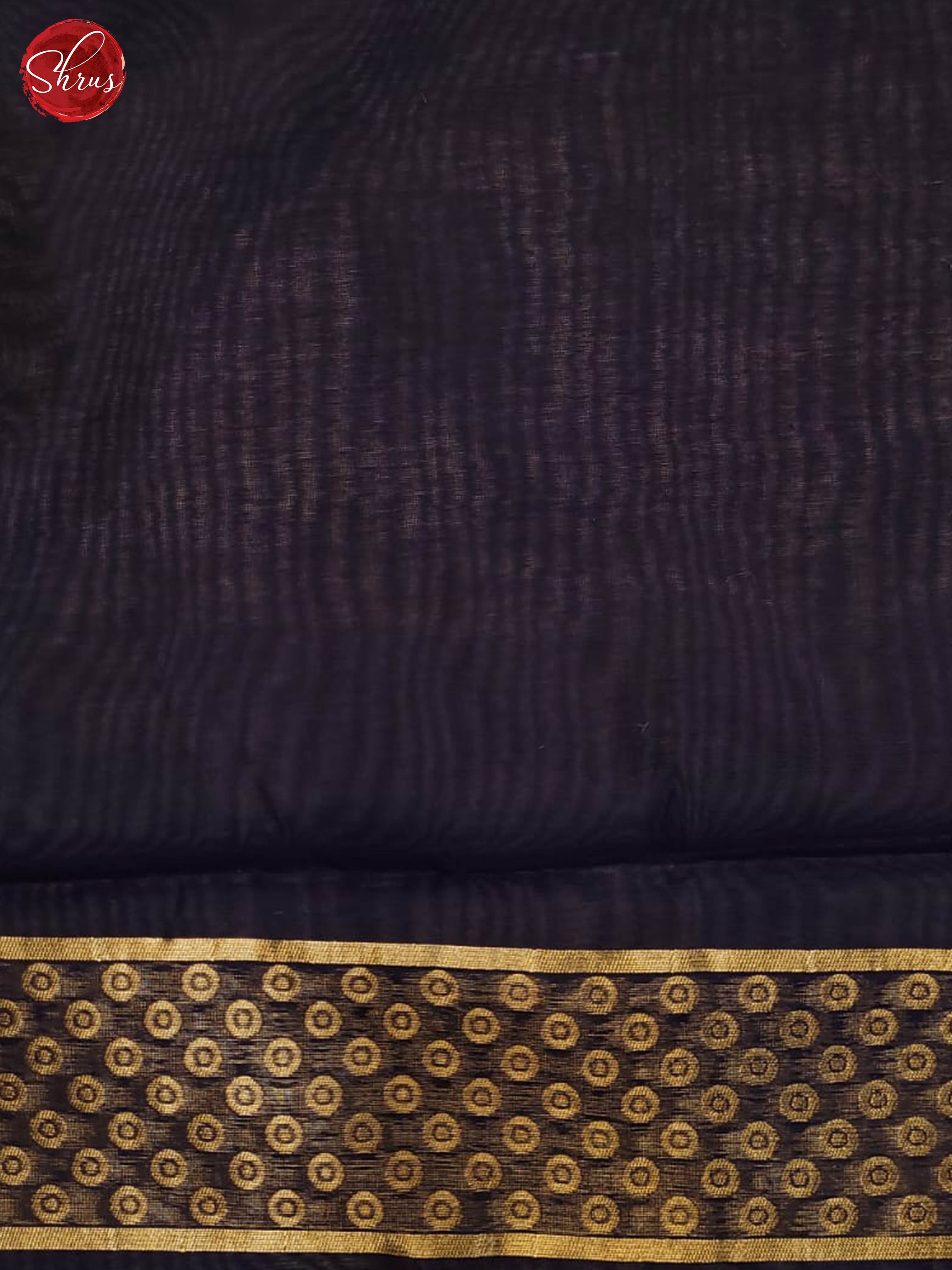 Blue(Single Tone)- Semi Chanderi Saree - Shop on ShrusEternity.com