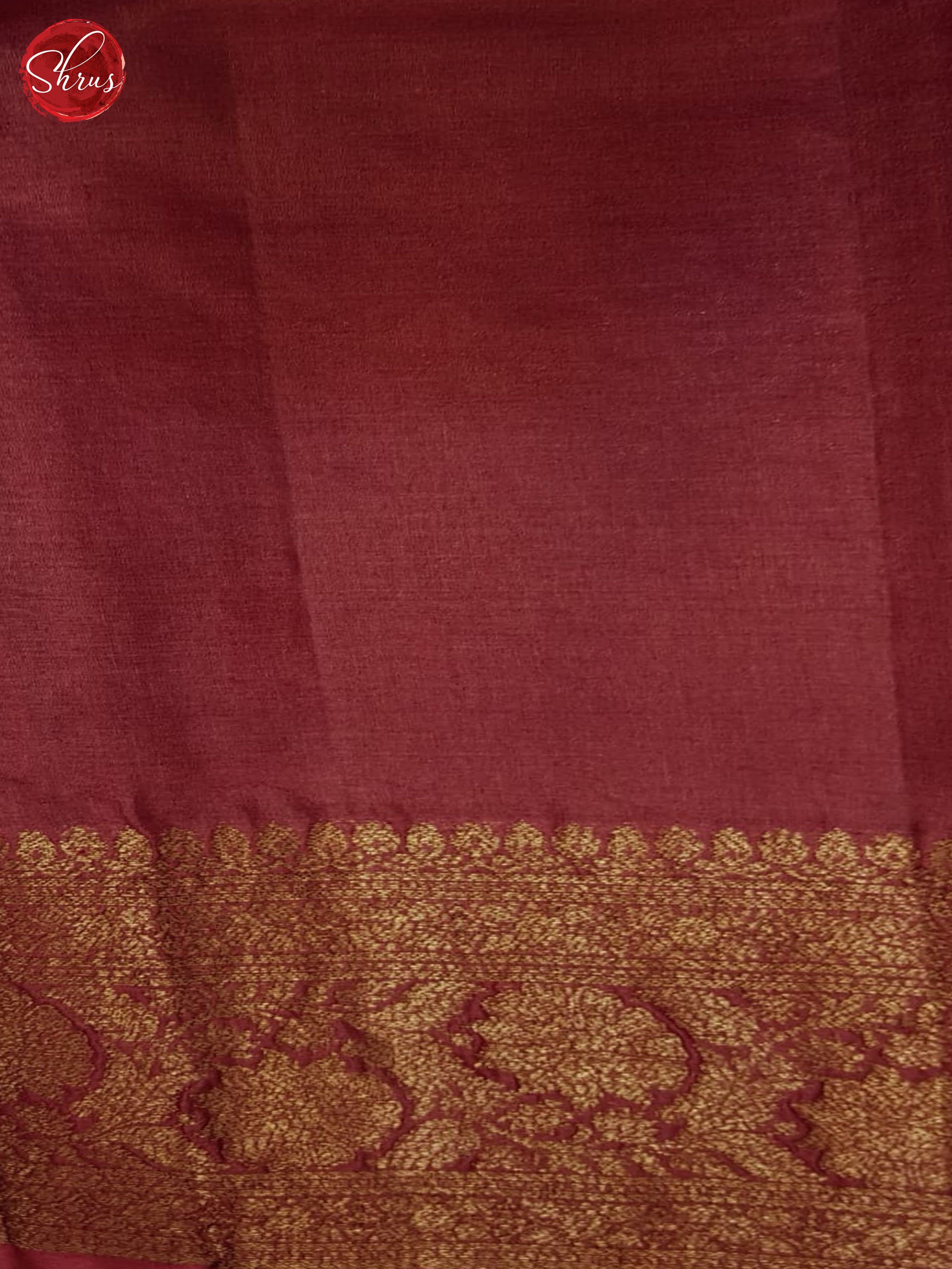 Green And Red- Tussar Saree - Shop on ShrusEternity.com
