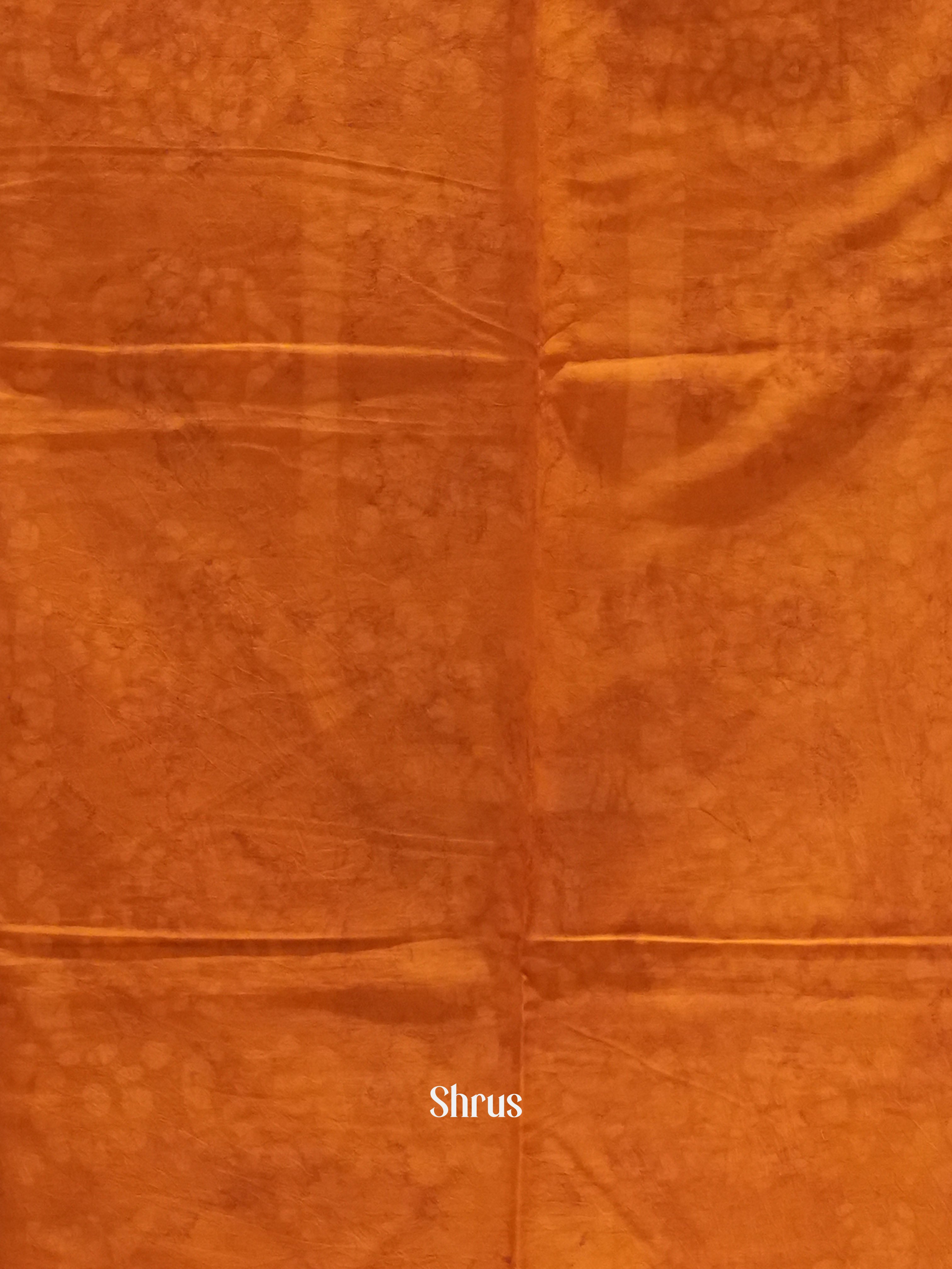 Brick Orange  - Jaipur cotton