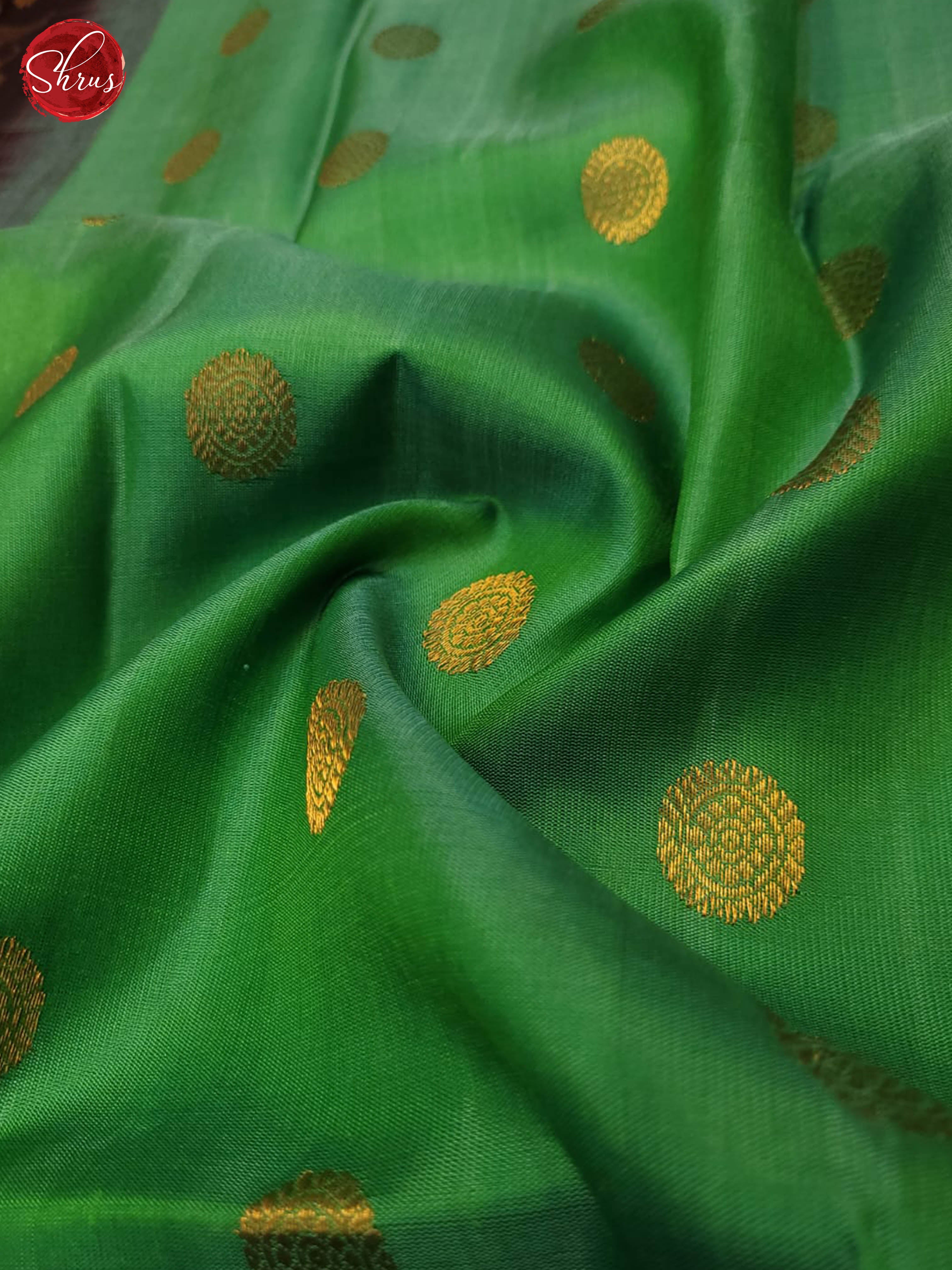 Green and black- Gadwal Silk - Shop on ShrusEternity.com