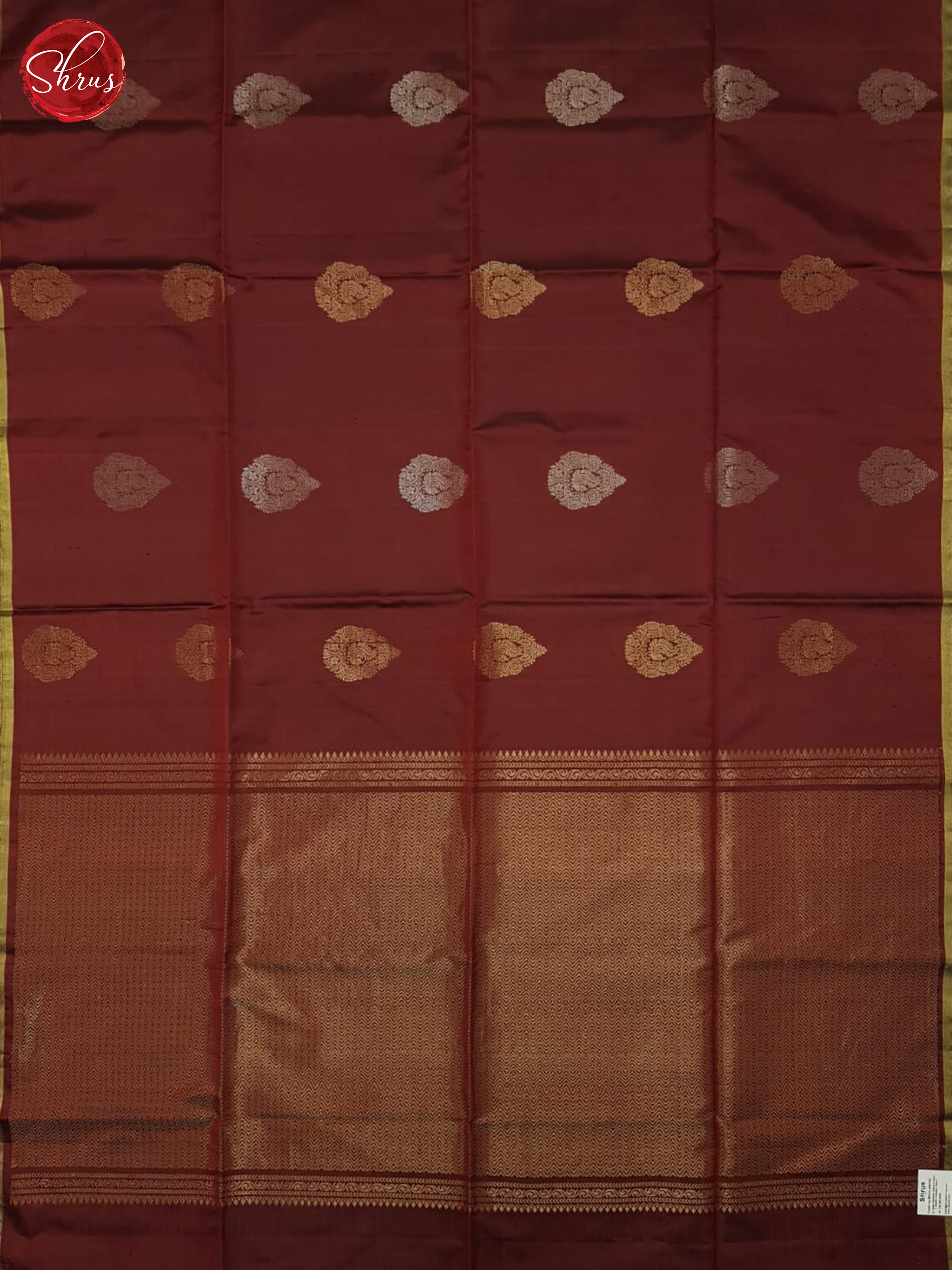 maroon(single tone) - Soft silk Saree - Shop on ShrusEternity.com