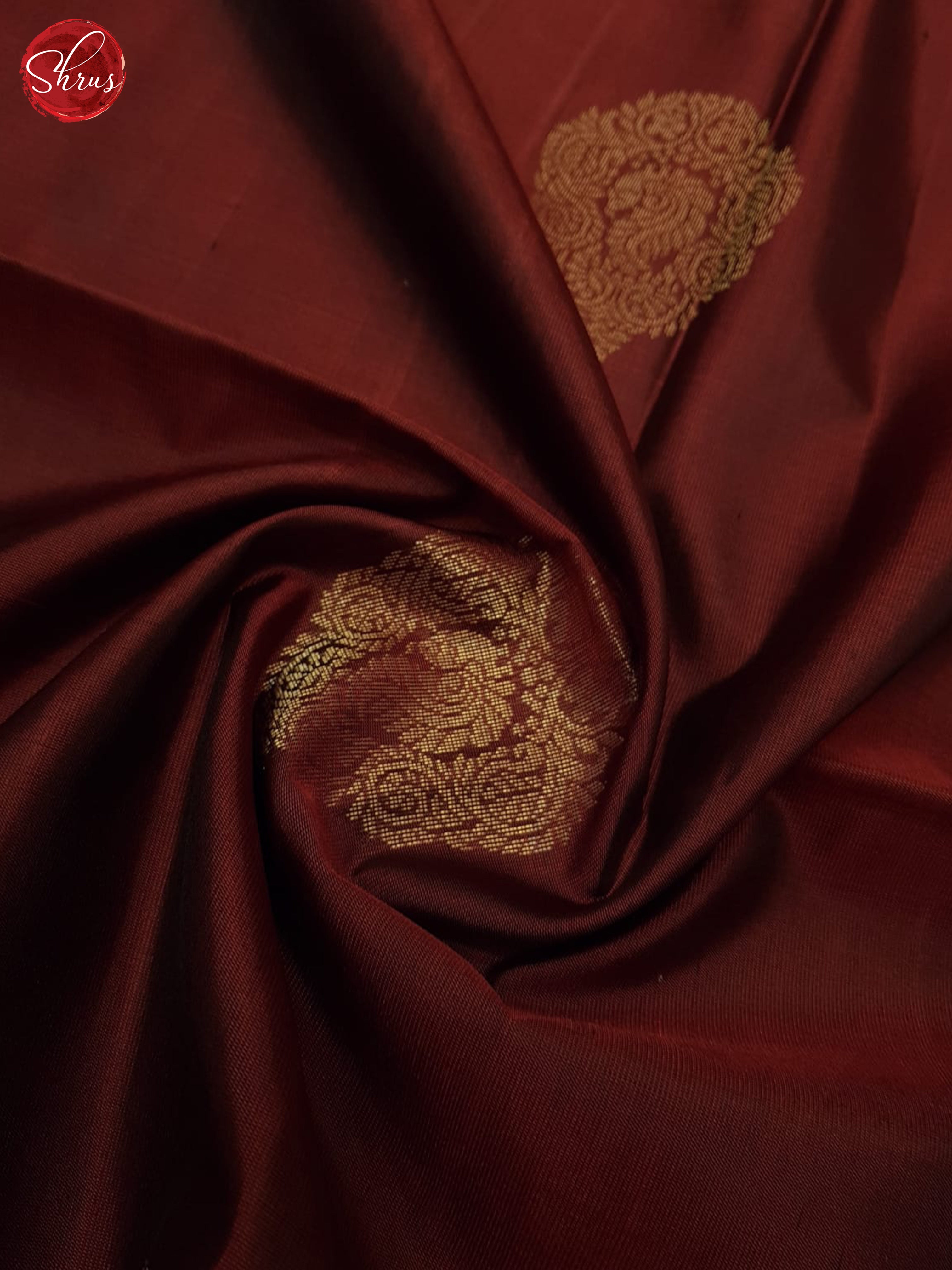 maroon(single tone) - Soft silk Saree - Shop on ShrusEternity.com