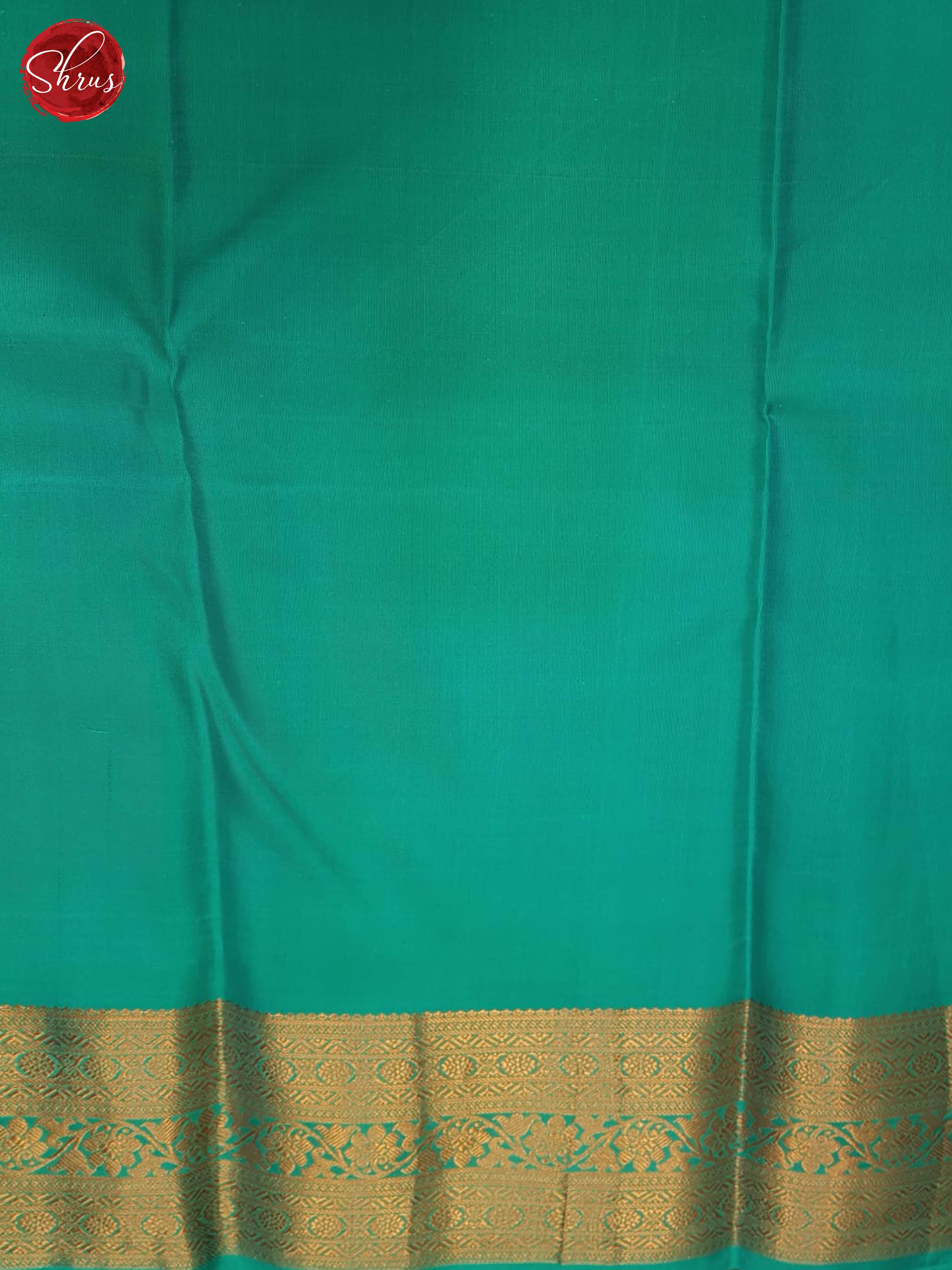 Wine And Teal Green-Kanchipuram Silk saree - Shop on ShrusEternity.com