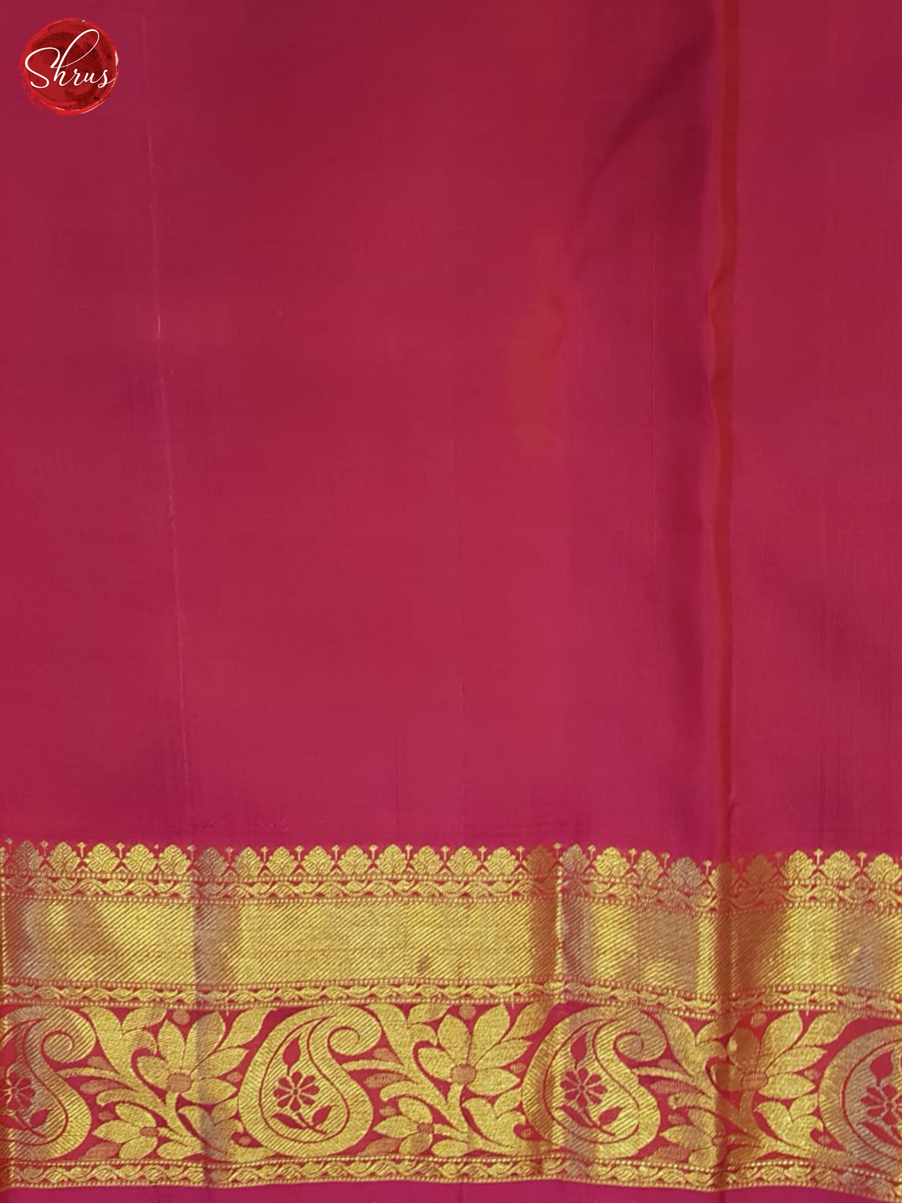 Dark Blue and Pink - Kanchipuram Silk - Shop on ShrusEternity.com