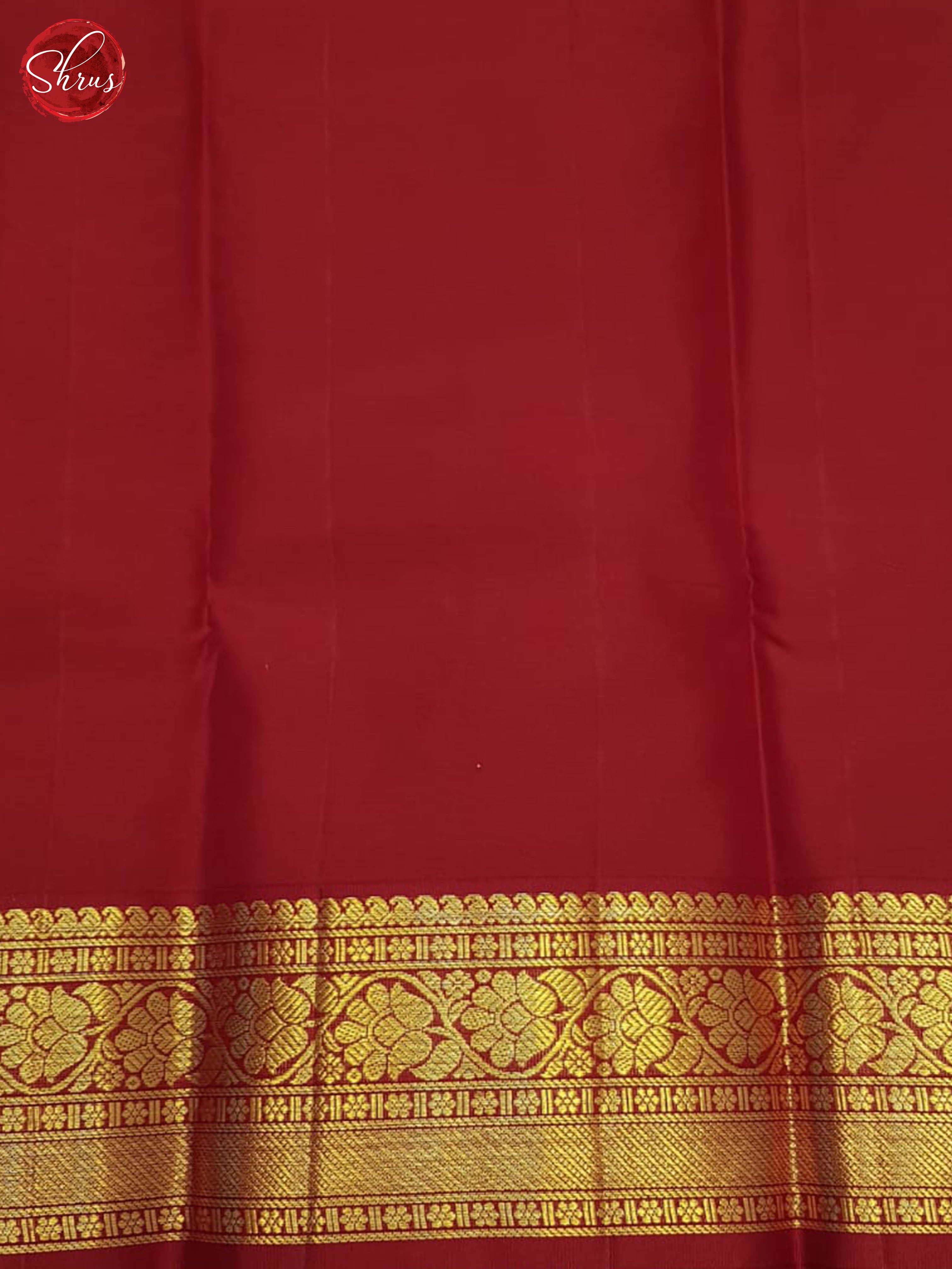 Green and Red -Kanchipuram Silk saree - Shop on ShrusEternity.com