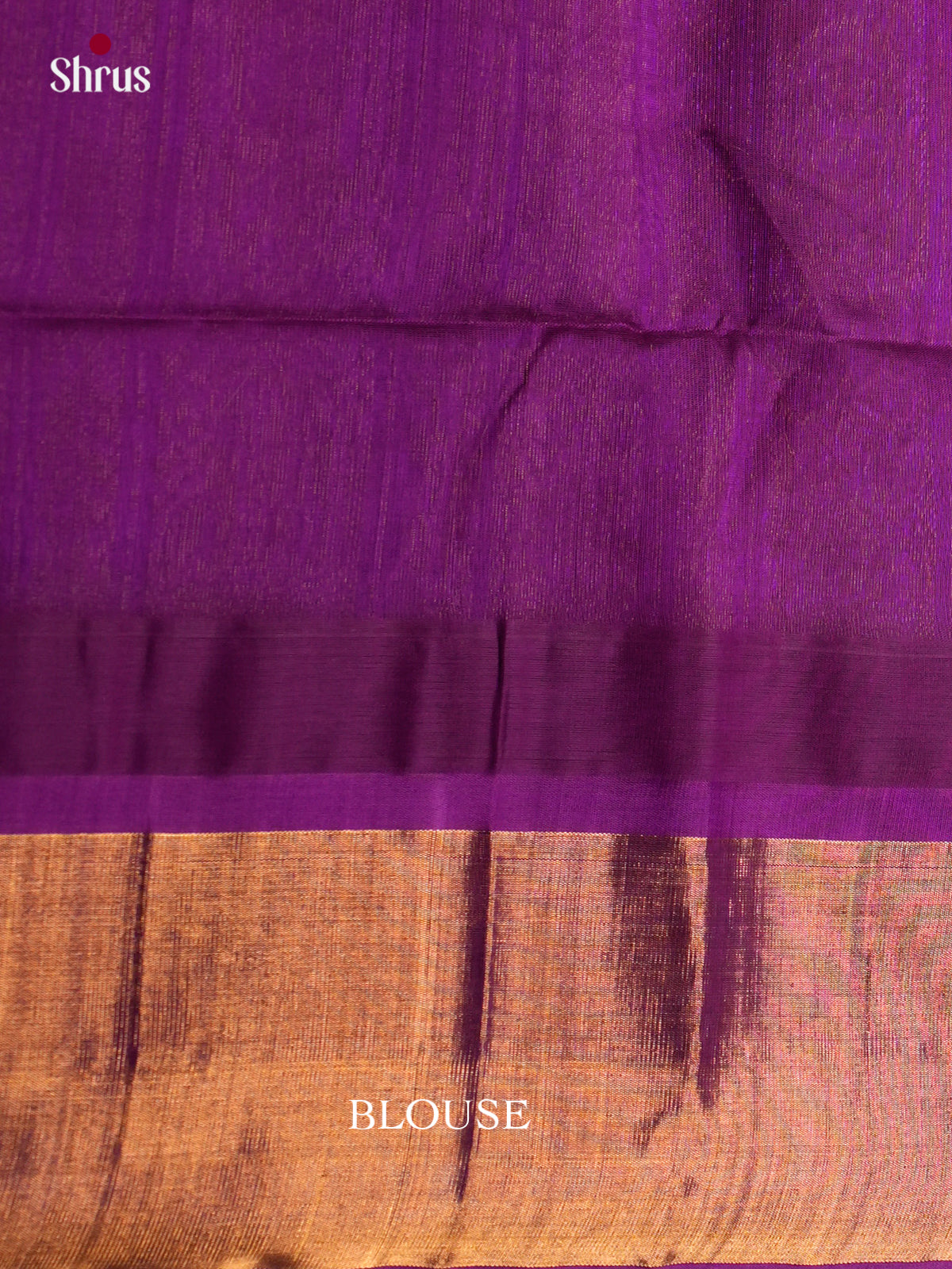 Buy Classy Beige Cotton Silk Saree with Plain Body, Purple Temple Border & Zari Woven Pallu