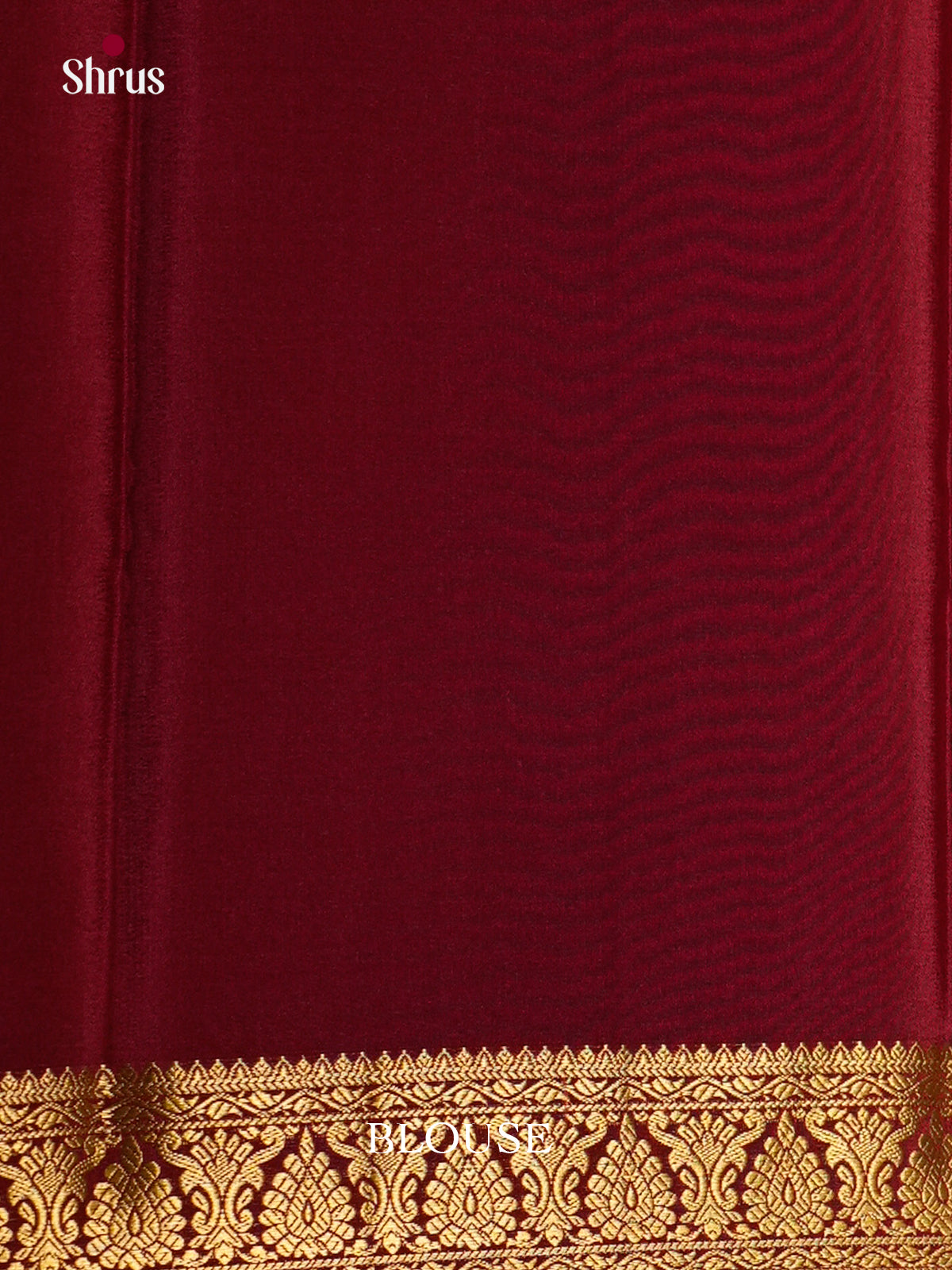 Buy Classy Beige Half & Half Pure Mysore Silk Crepe Saree with Gold Stripes, Maroon Checks & Zari Pallu