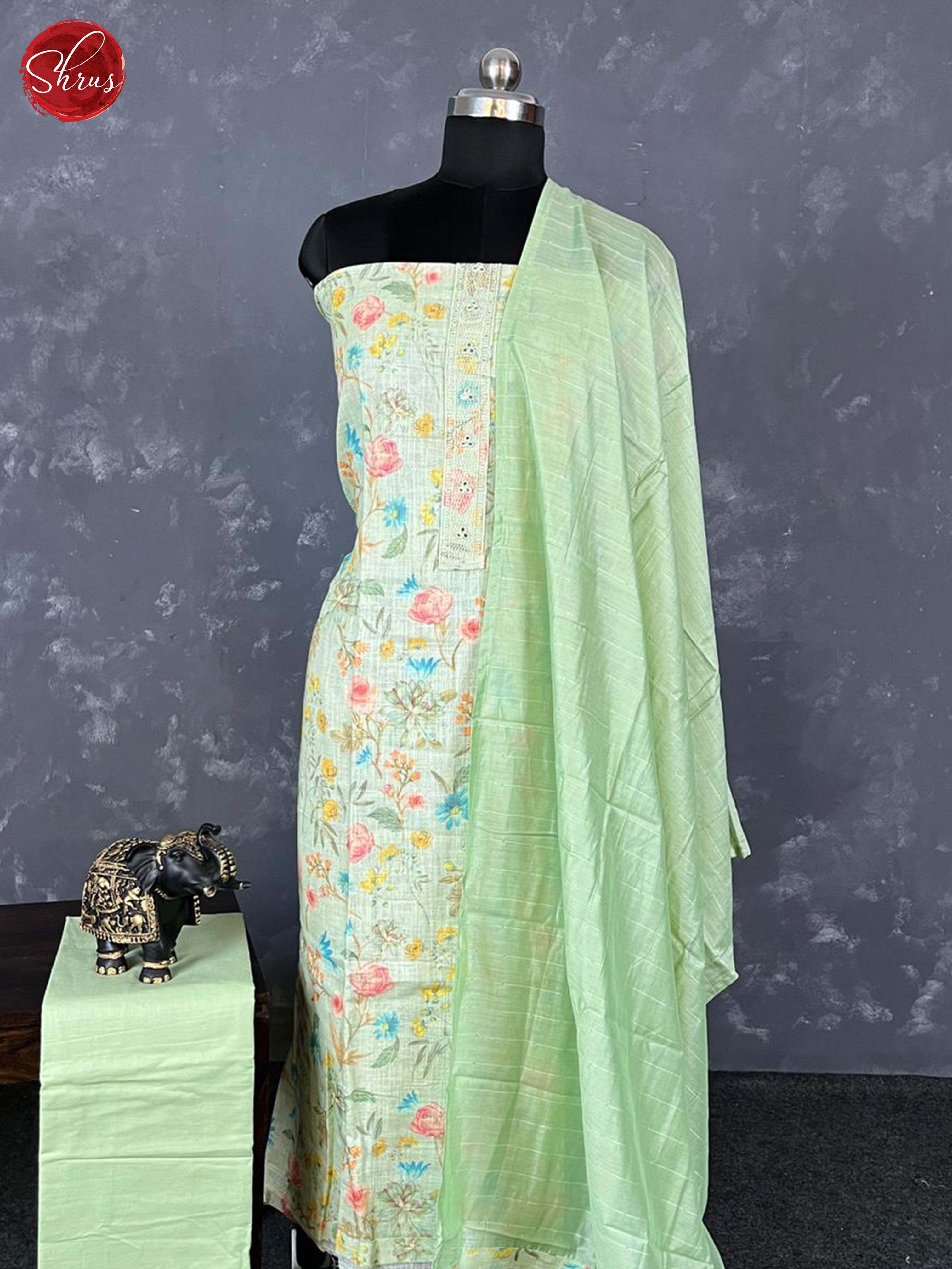Light Green - Cotton Salwar - Shop on ShrusEternity.com