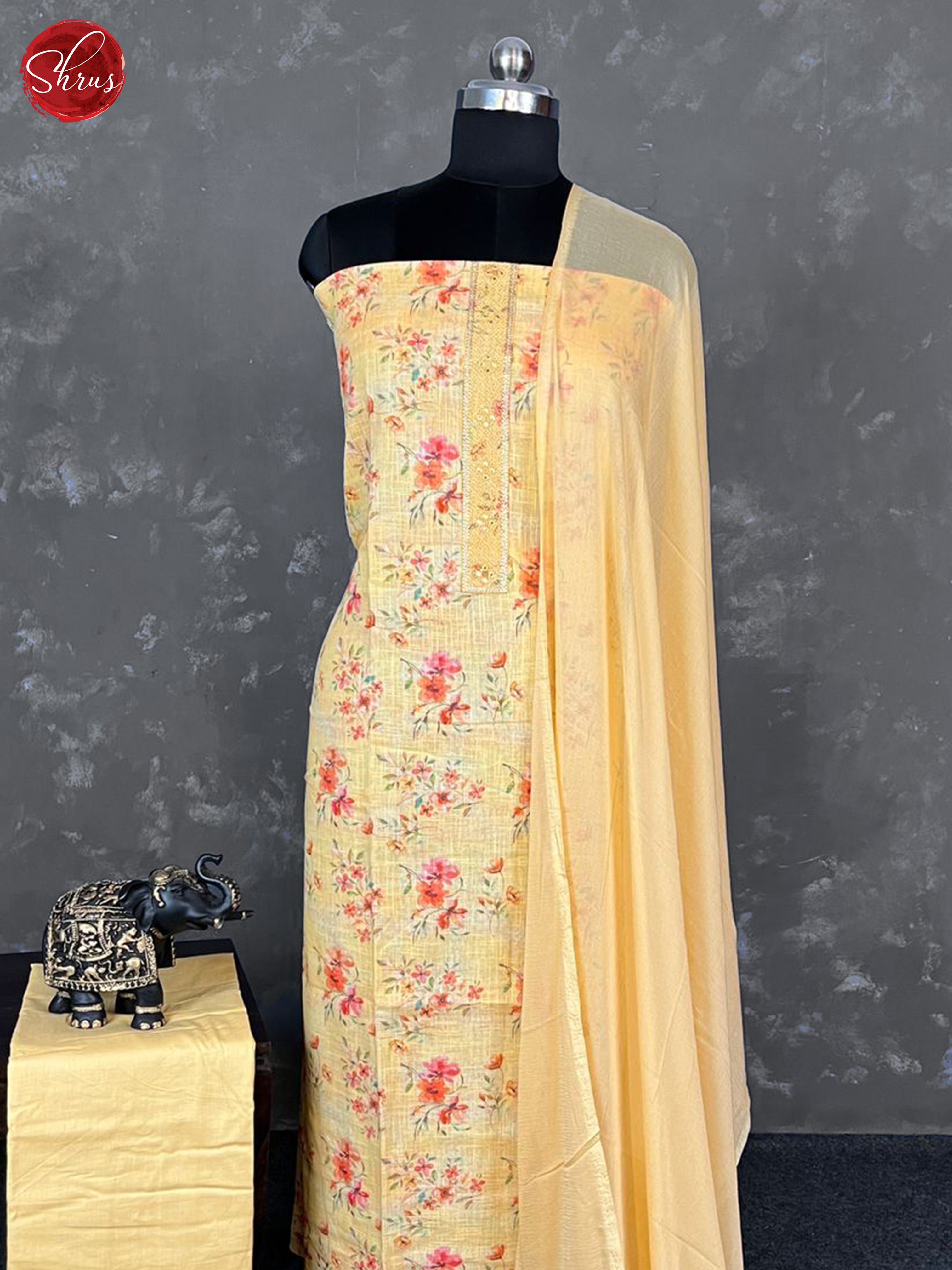 Yellow - Cotton Salwar - Shop on ShrusEternity.com