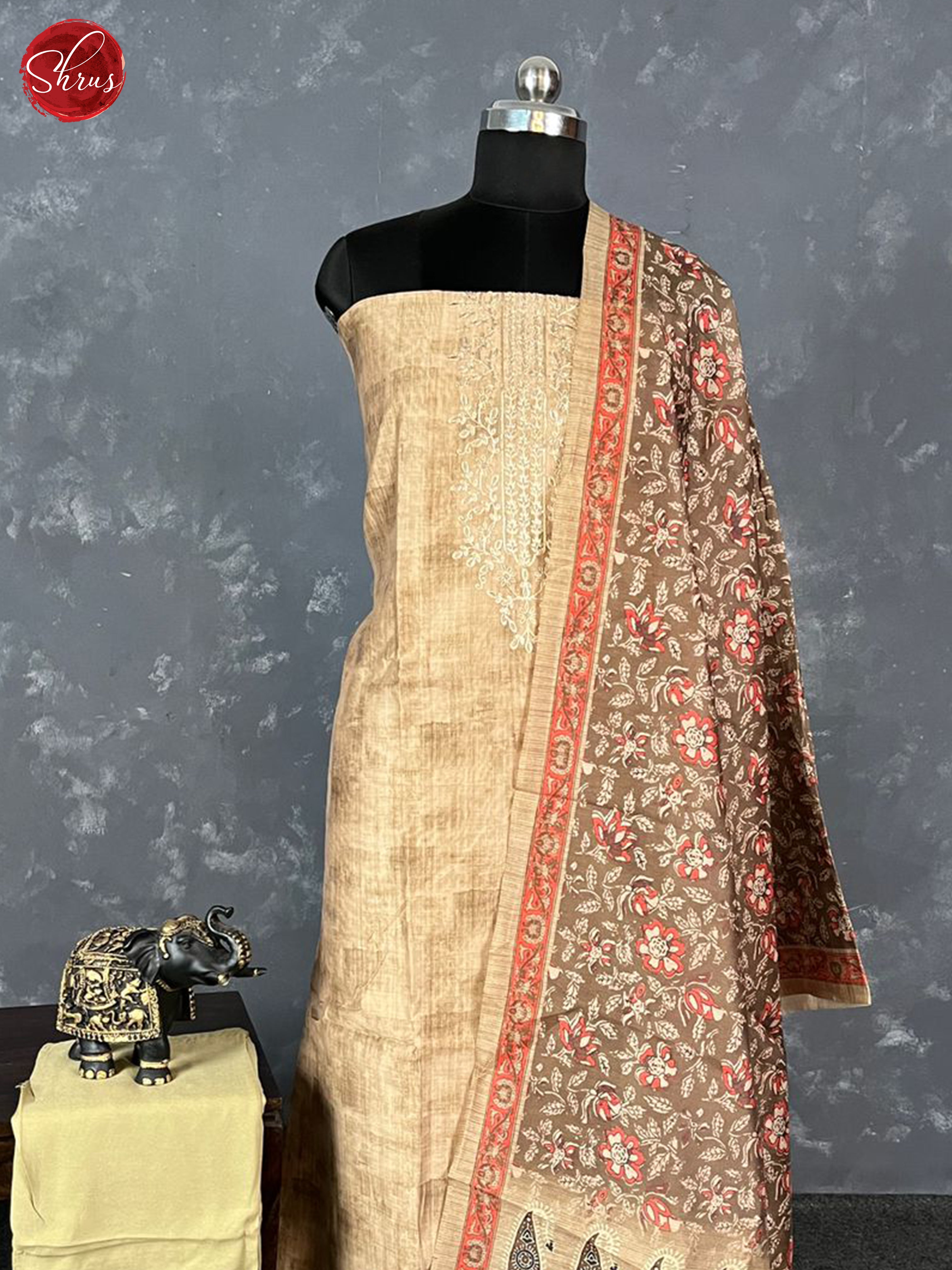 Beige - Cotton Salwar - Shop on ShrusEternity.com