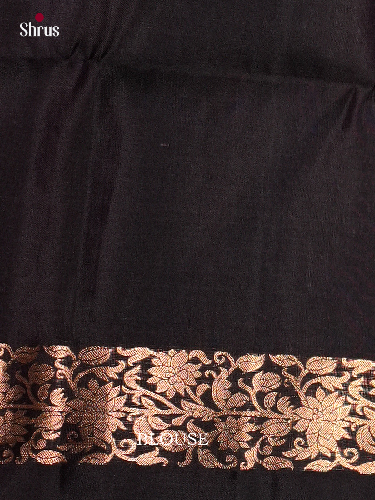 Buy Mystique Black Pure Silk Saree With Golden Stripes & Zari Woven Floral Border & Pallu